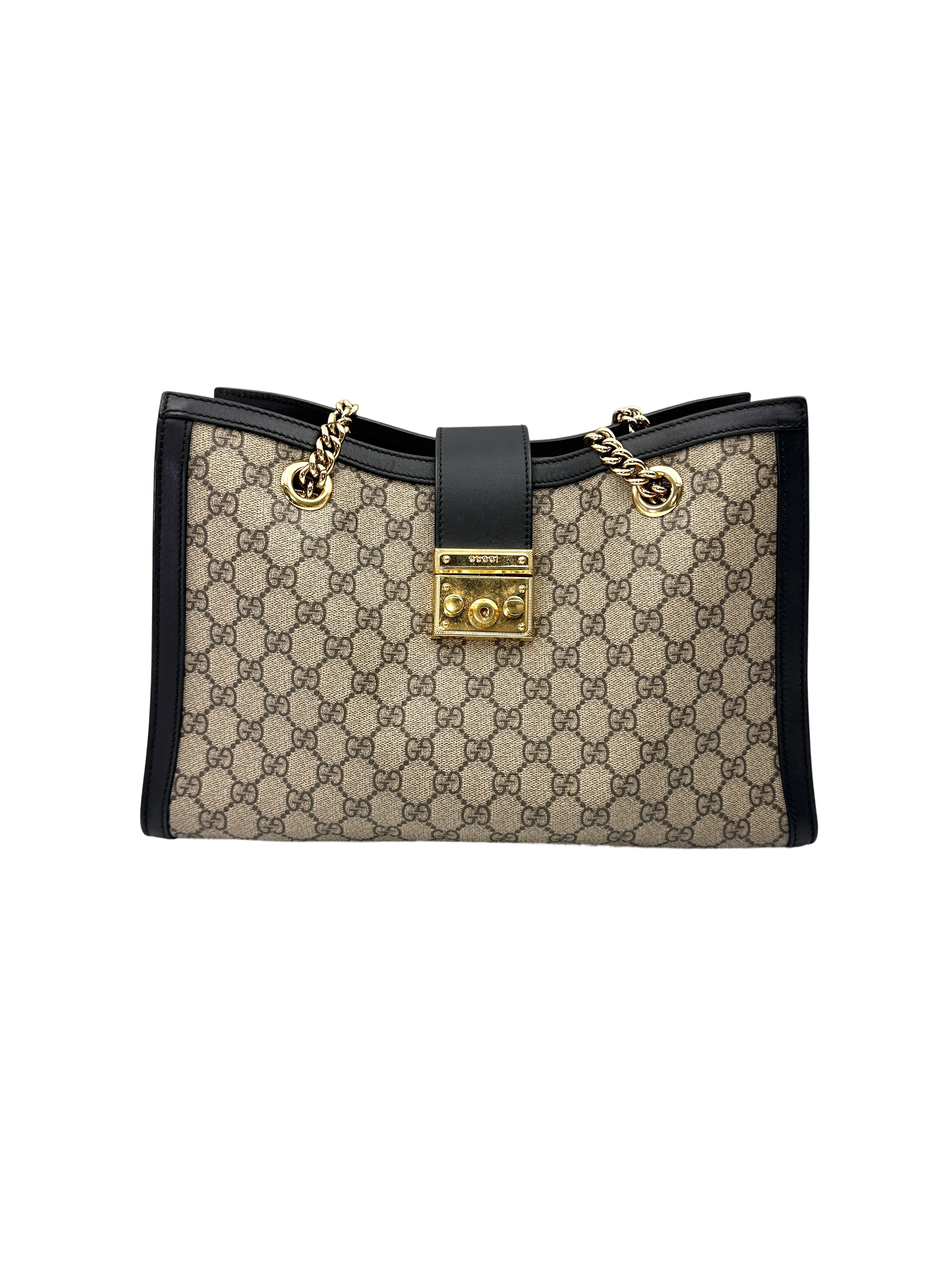 Gucci Padlock GG Supreme Canvas Large Size Chain Bag GG1312