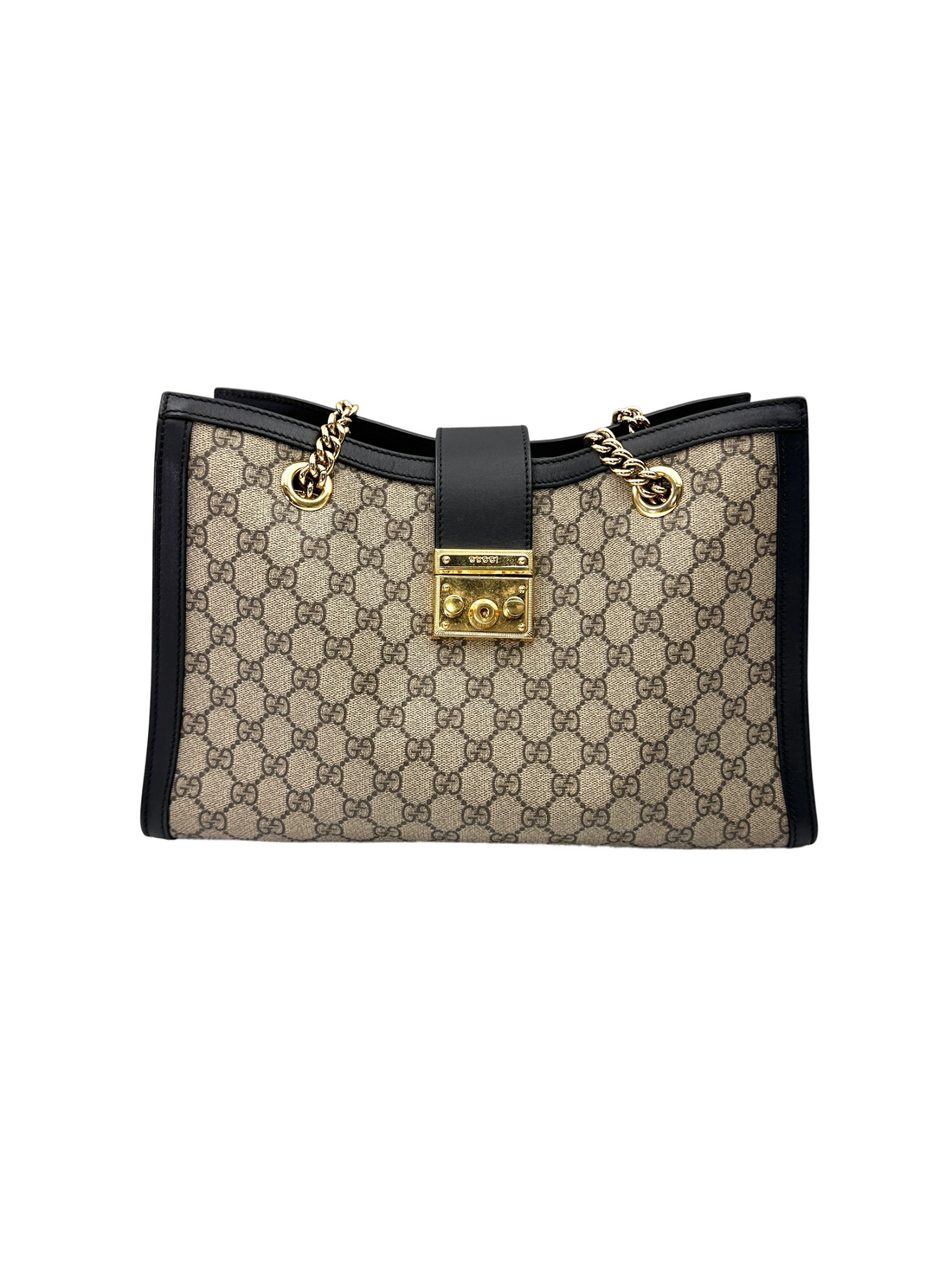 Gucci Padlock GG Supreme Canvas Large Size Chain Bag GG1312