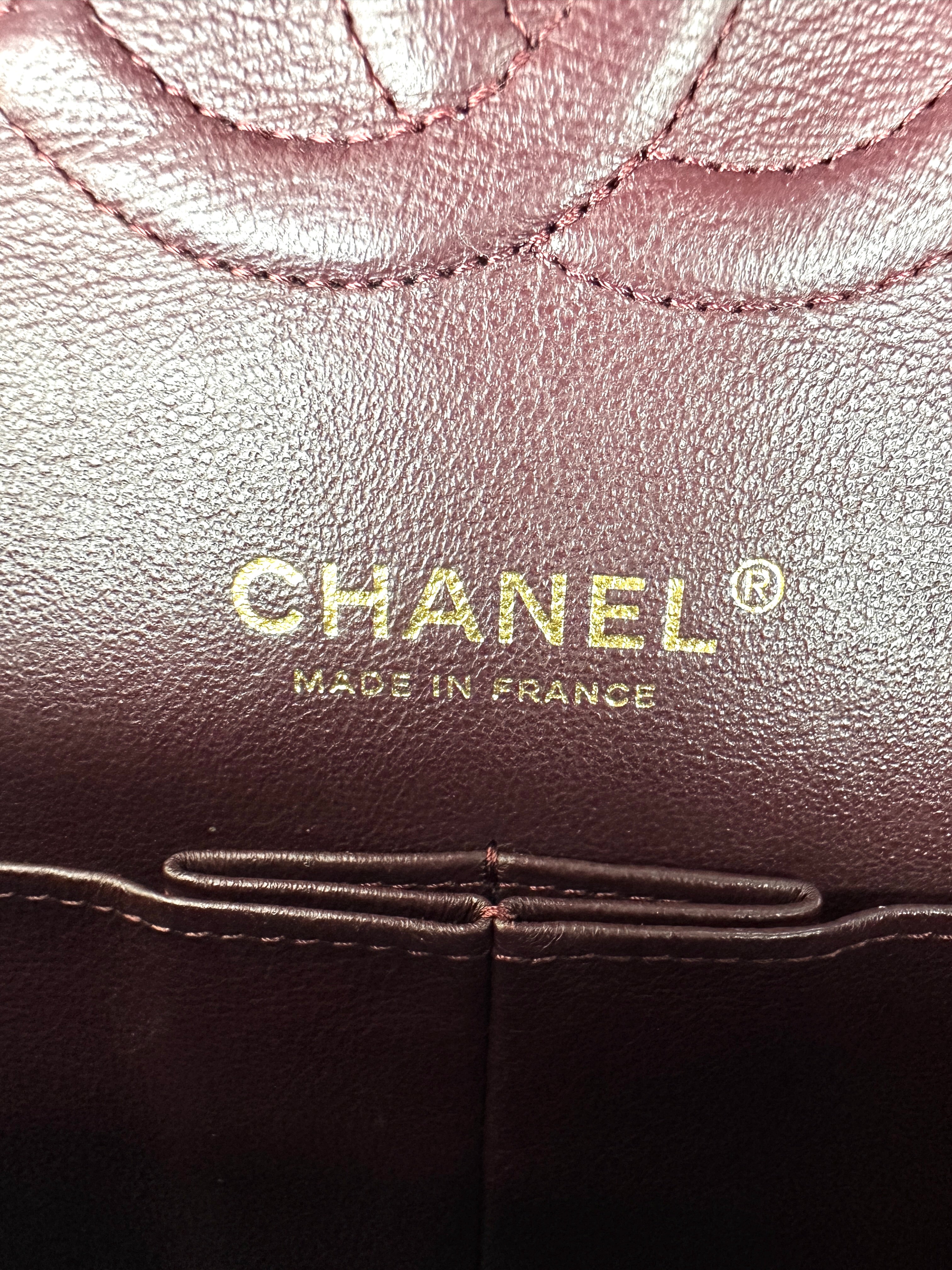 Chanel Classic Flap Black Chevron Quilted Leather Shoulder Bag With Gold Buckle(24***97) CC2145