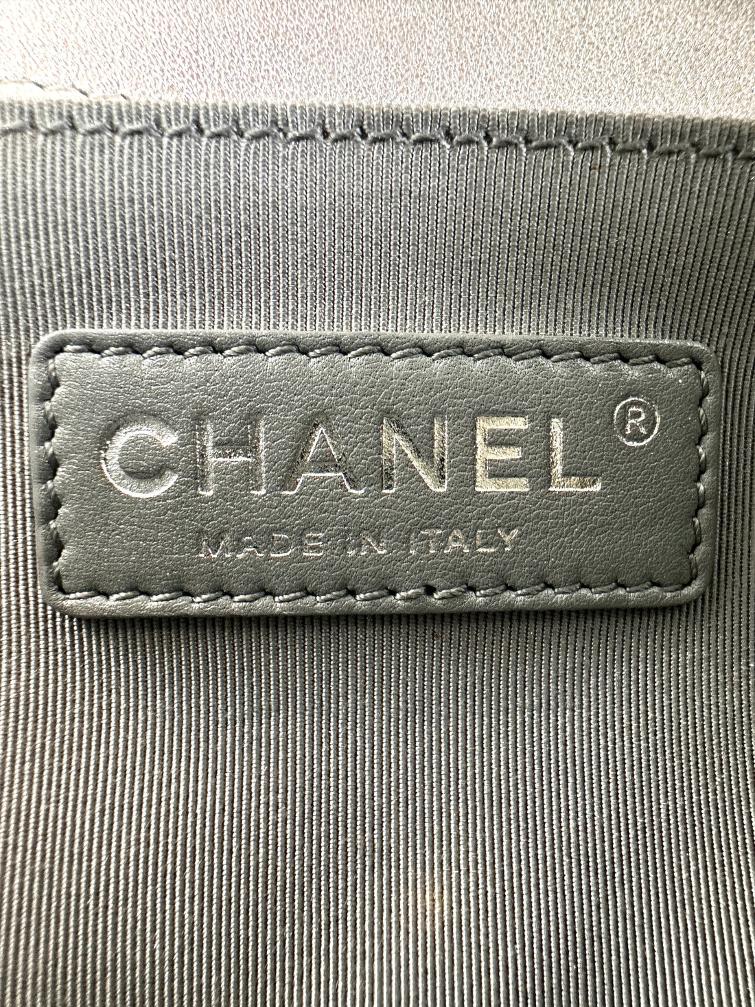Chanel LeBoy Silver Perforated Quilted Leather Flap Bag With Silver Buckle(18***98) CC2147