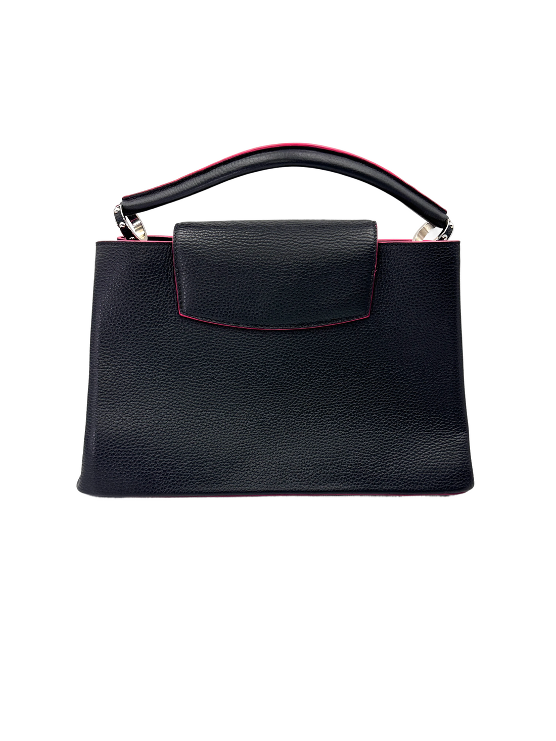 Louis Vuitton Capucines GM Black Taurillon Leather Handle Bag LV3019