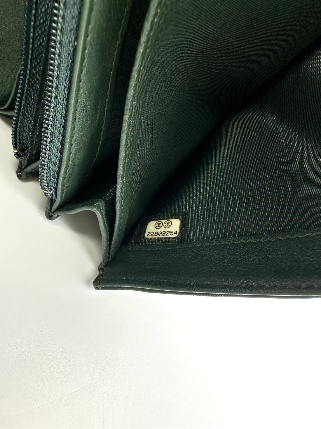 Chanel LeBoy Green Quilted Leather Long Wallet(22***54) CC2149