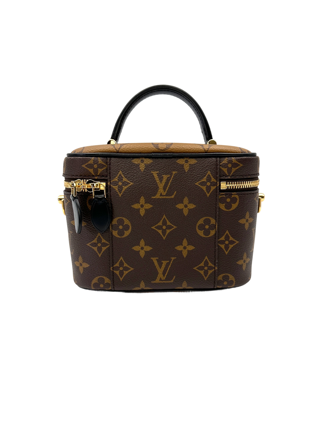Louis Vuitton Vanity PM Monogram Reverse Canvas Handle Bag LV3012