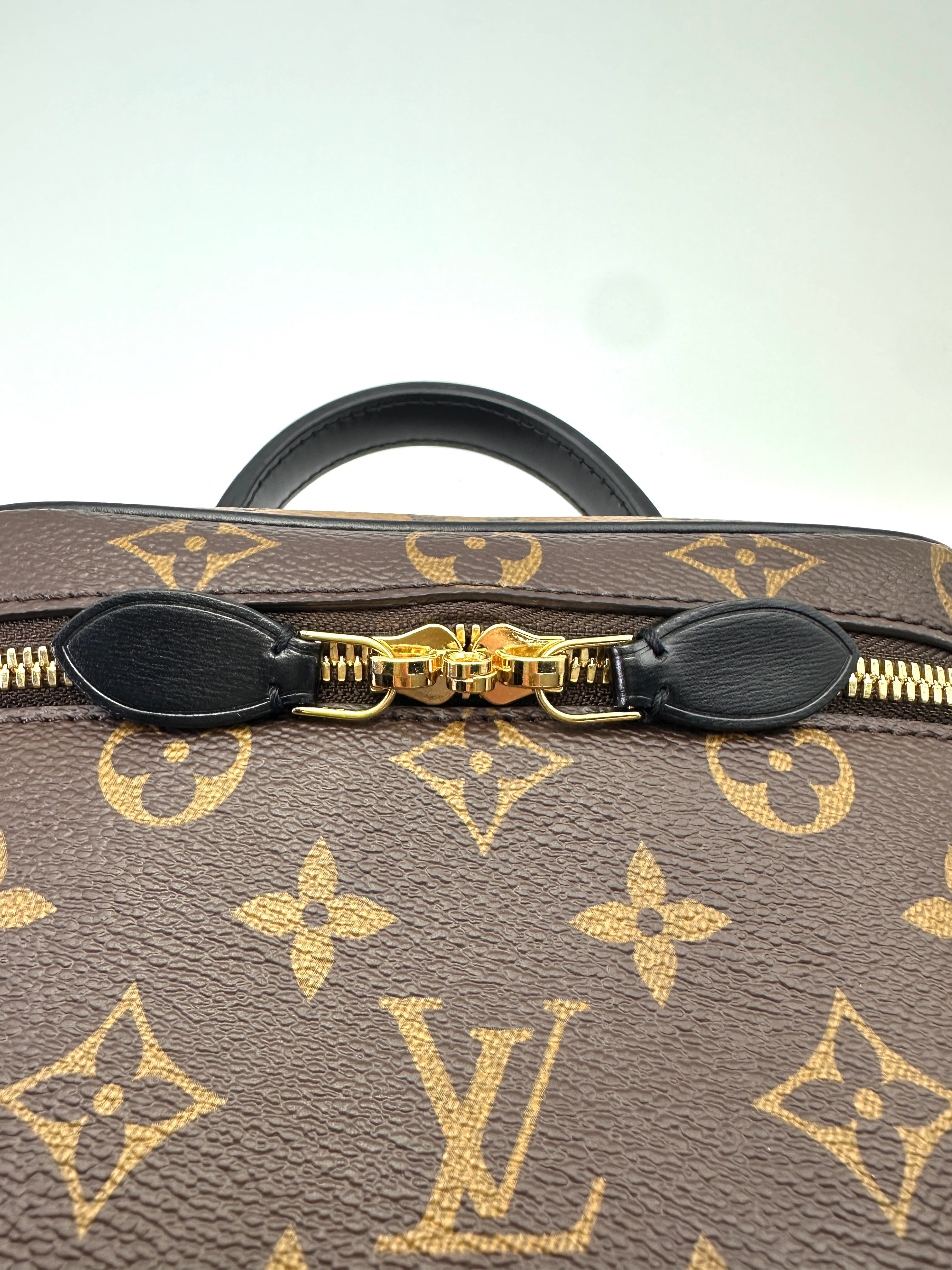 Louis Vuitton Vanity PM Monogram Reverse Canvas Handle Bag LV3012