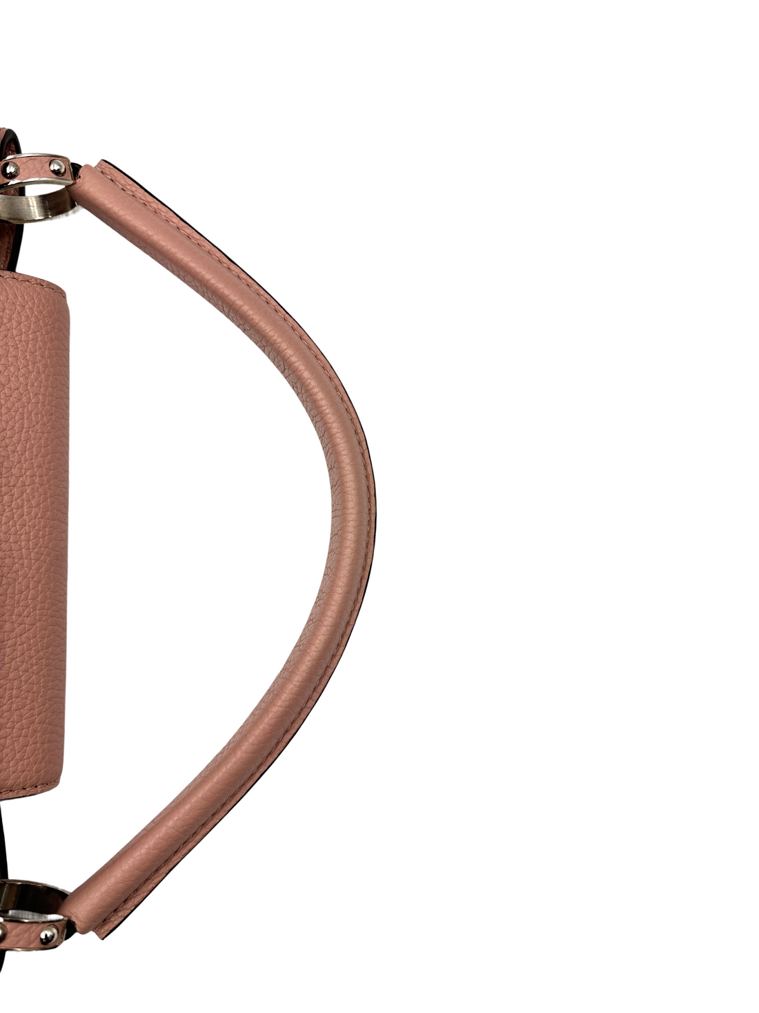 Louis Vuitton Capucines PM Pink Taurillon Leather Handle Bag LV3014