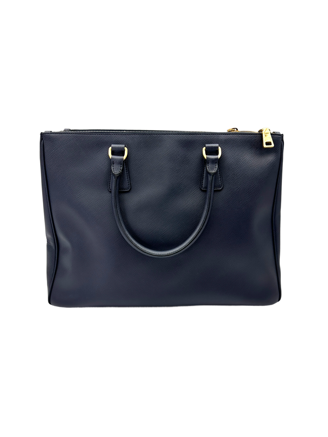 Prada Galleria Navy Saffiano Leather Large Size Handle Bag PR481