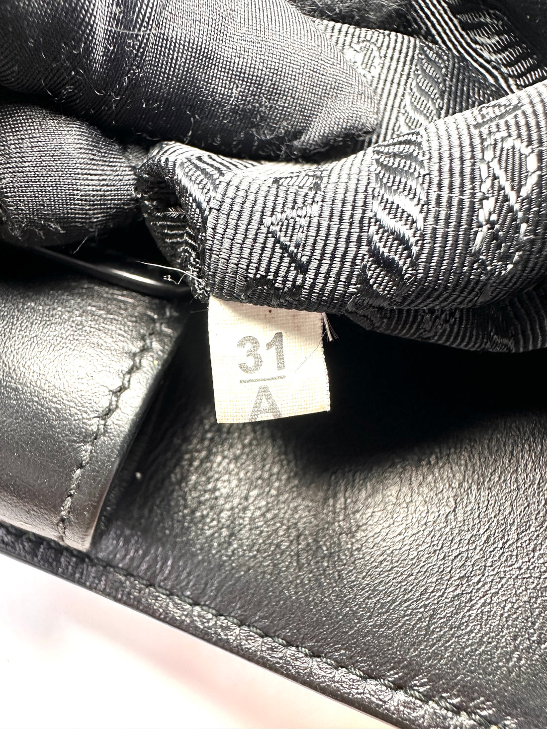 Prada Bibliotheque Bicolor Leather Handle Bag PR480