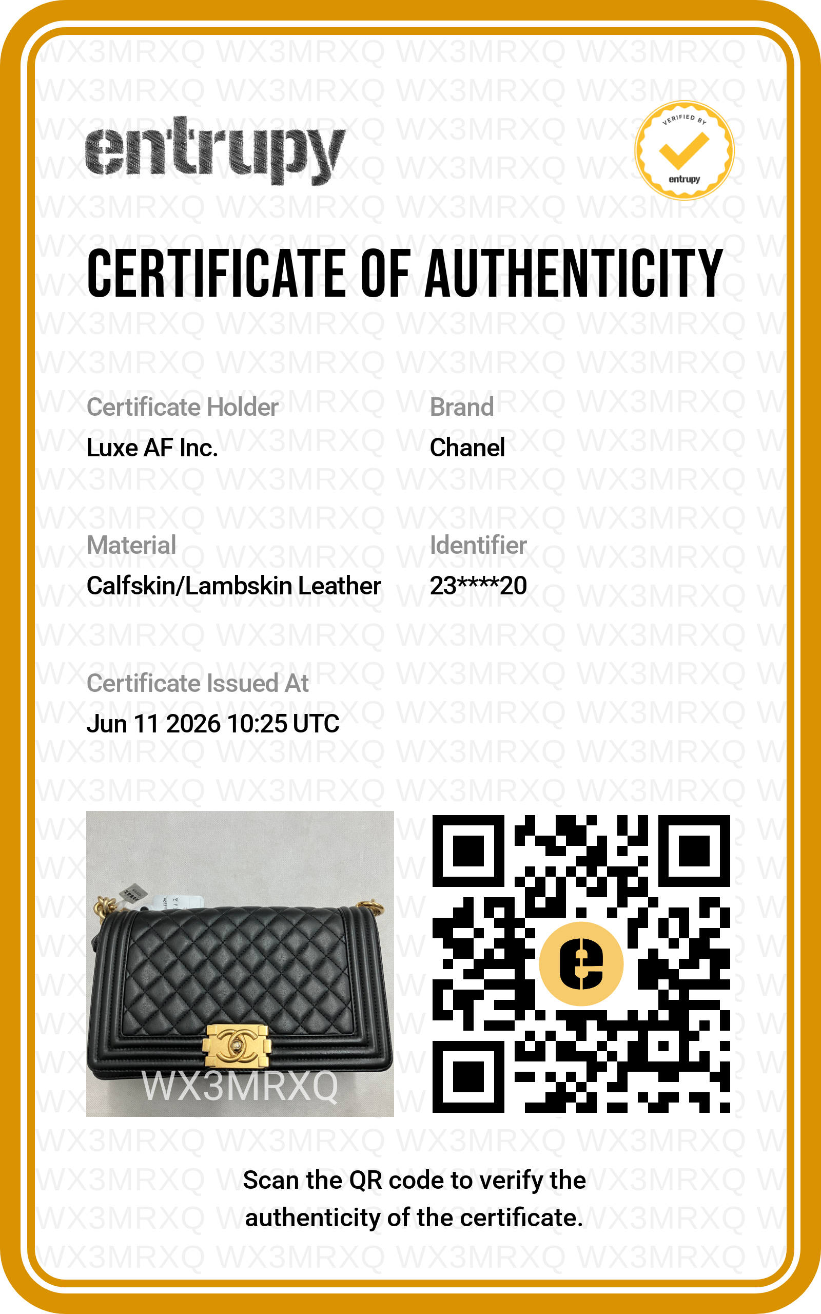 Chanel LeBoy Black Quilted Lambskin Medium Size Flap Bag With Gold Buckle(23***20) CC2233