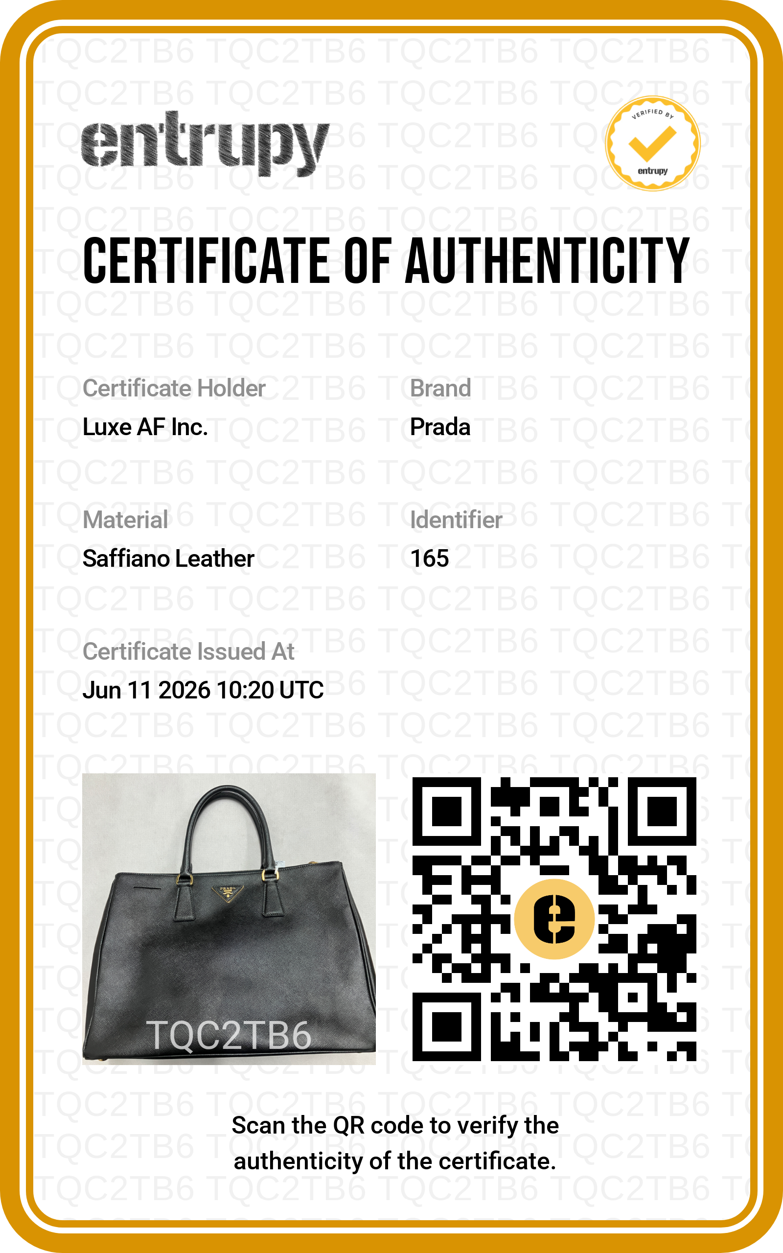 Prada Galleria Black Saffiano Leather Handle Bag PR483