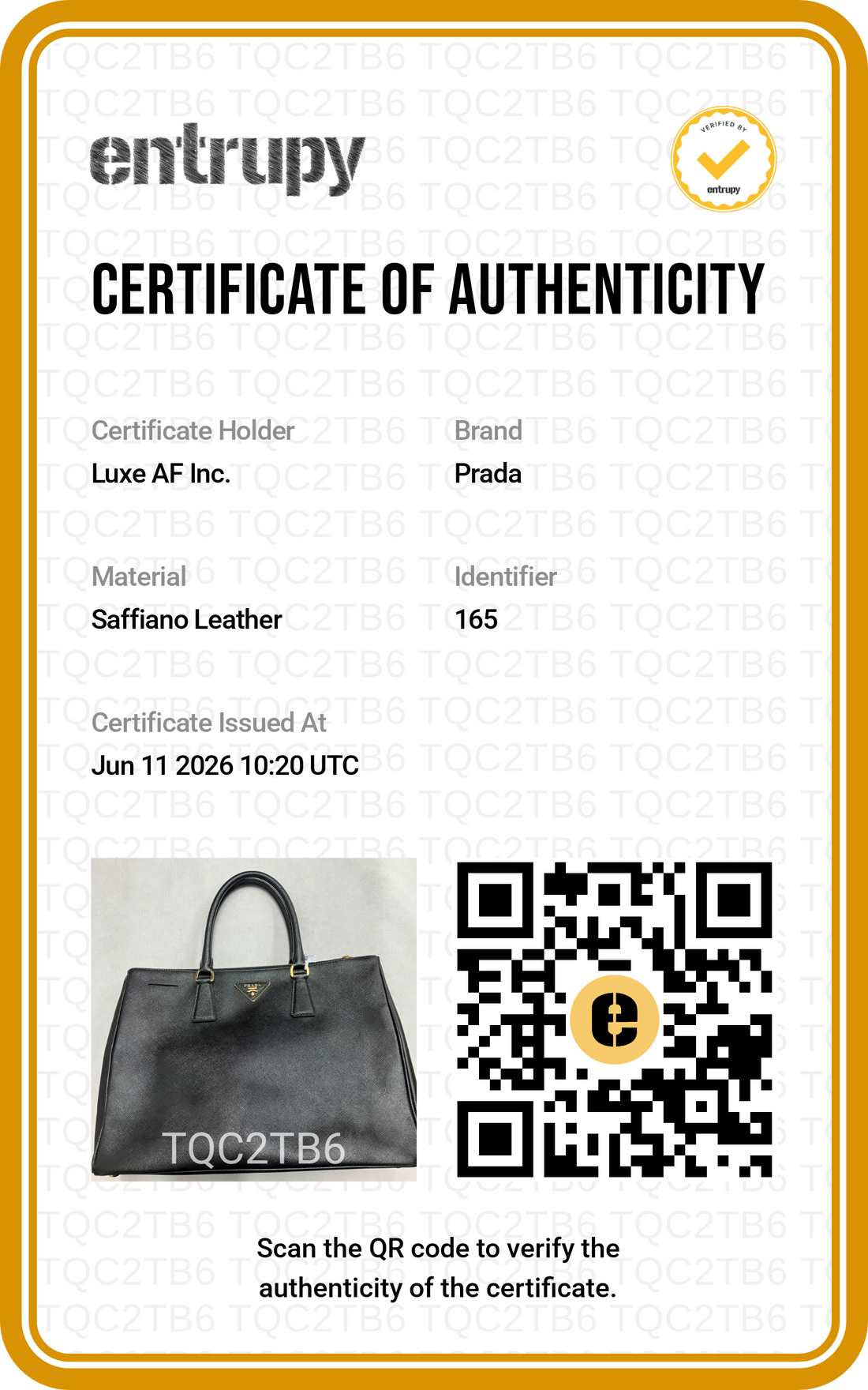 Prada Galleria Black Saffiano Leather Handle Bag PR483