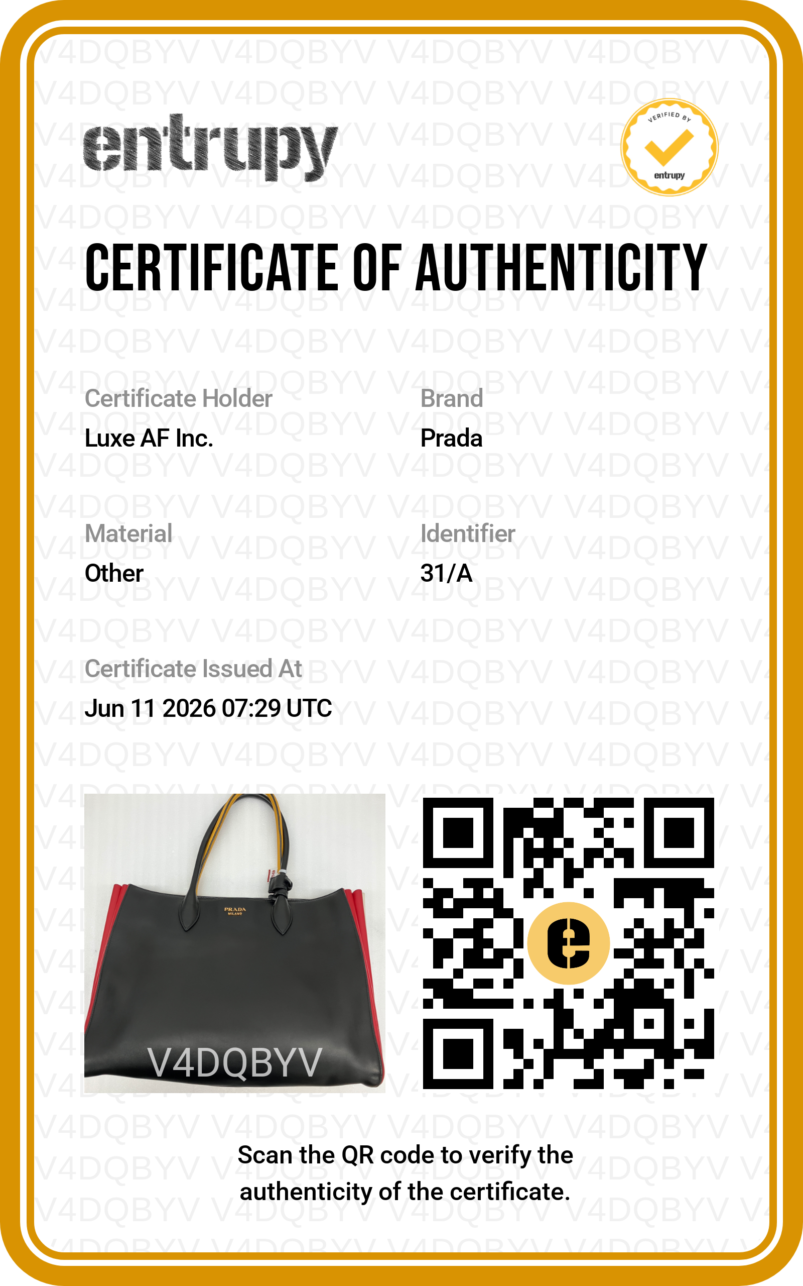 Prada Bibliotheque Bicolor Leather Handle Bag PR480