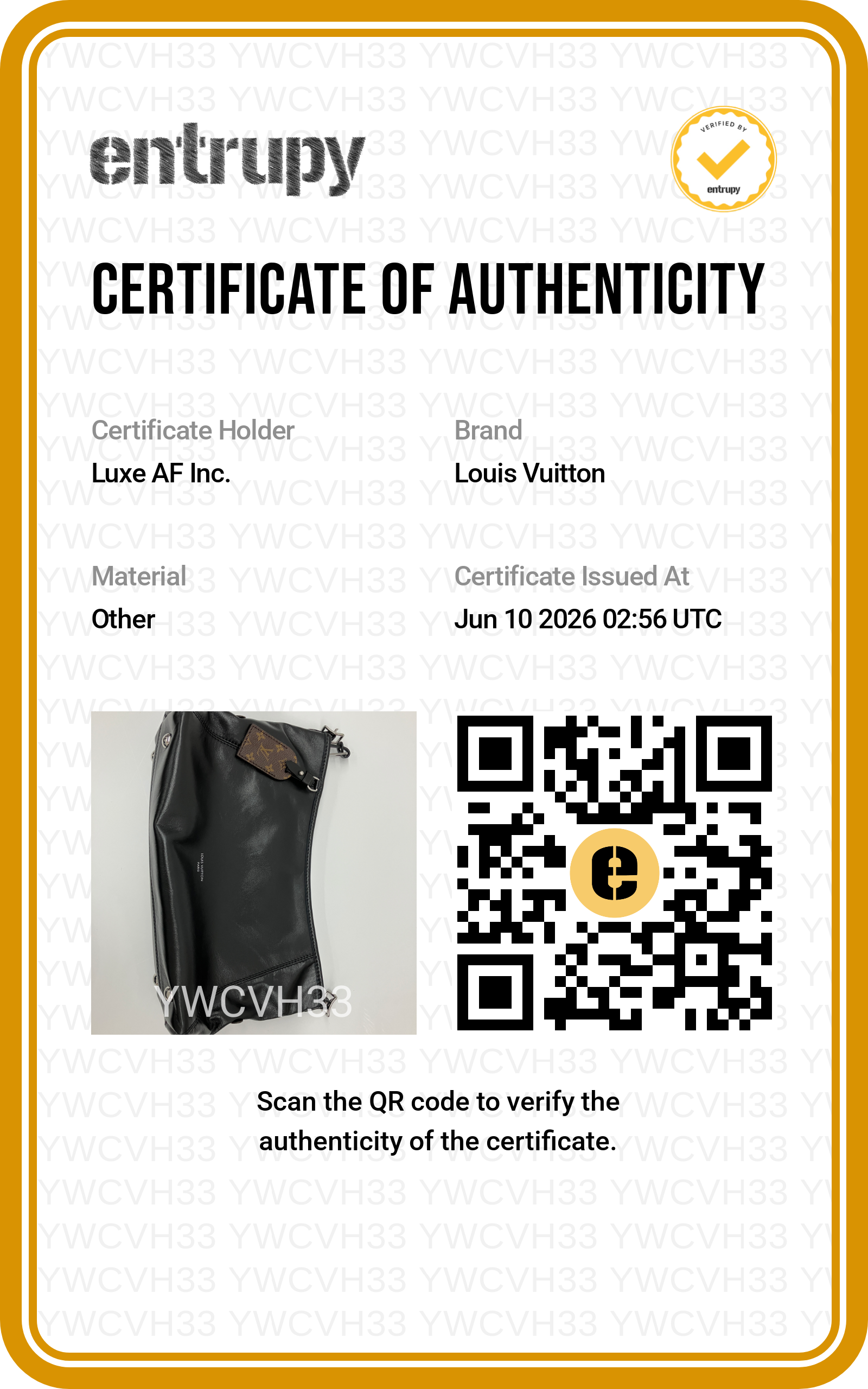 Louis Vuitton Carryall Black Lambskin Shoulder Bag LVN
