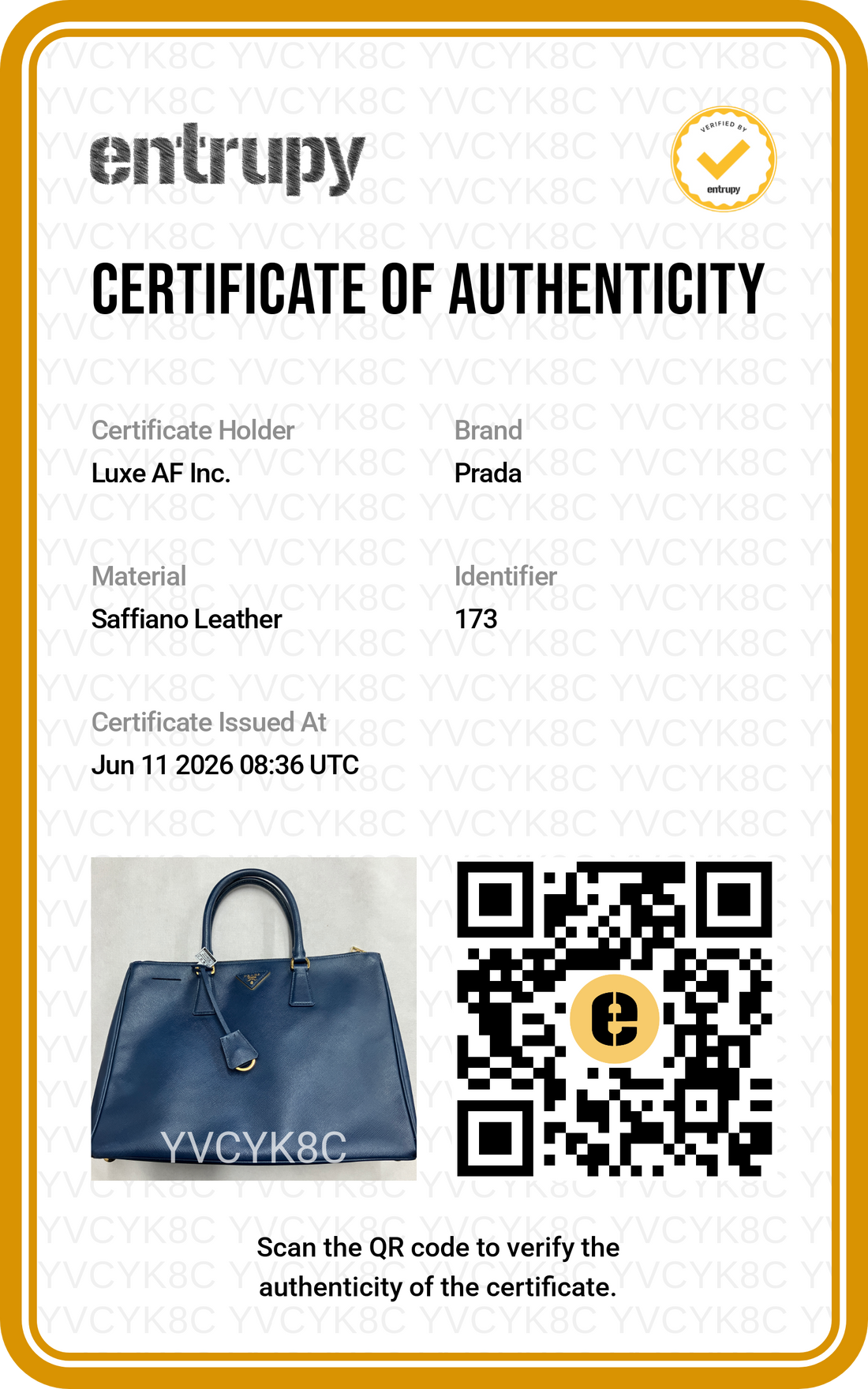 Prada Galleria Navy Saffiano Leather Handle Bag PR479