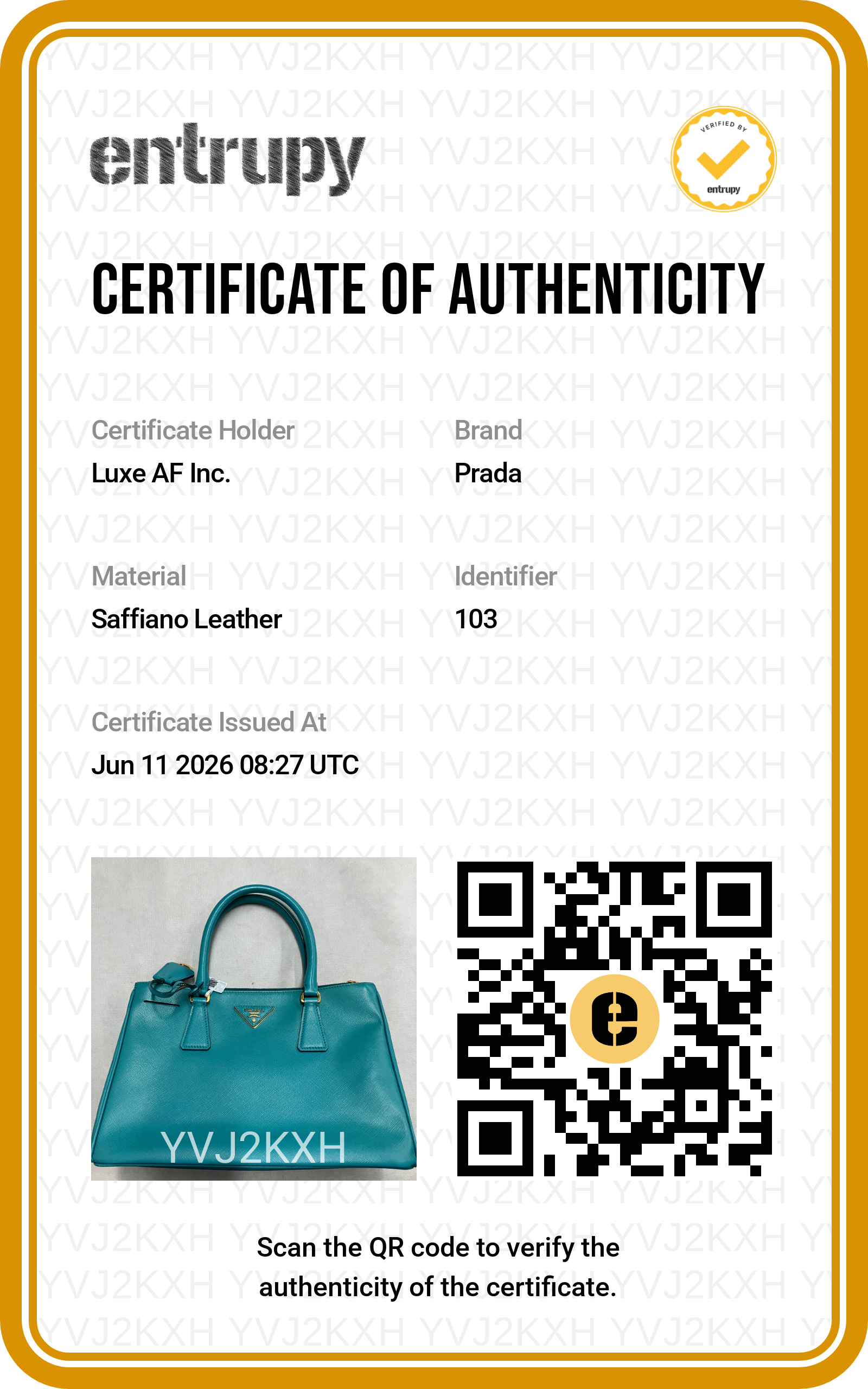 Prada Galleria Light Blue Saffiano Leather Handle Bag PR482