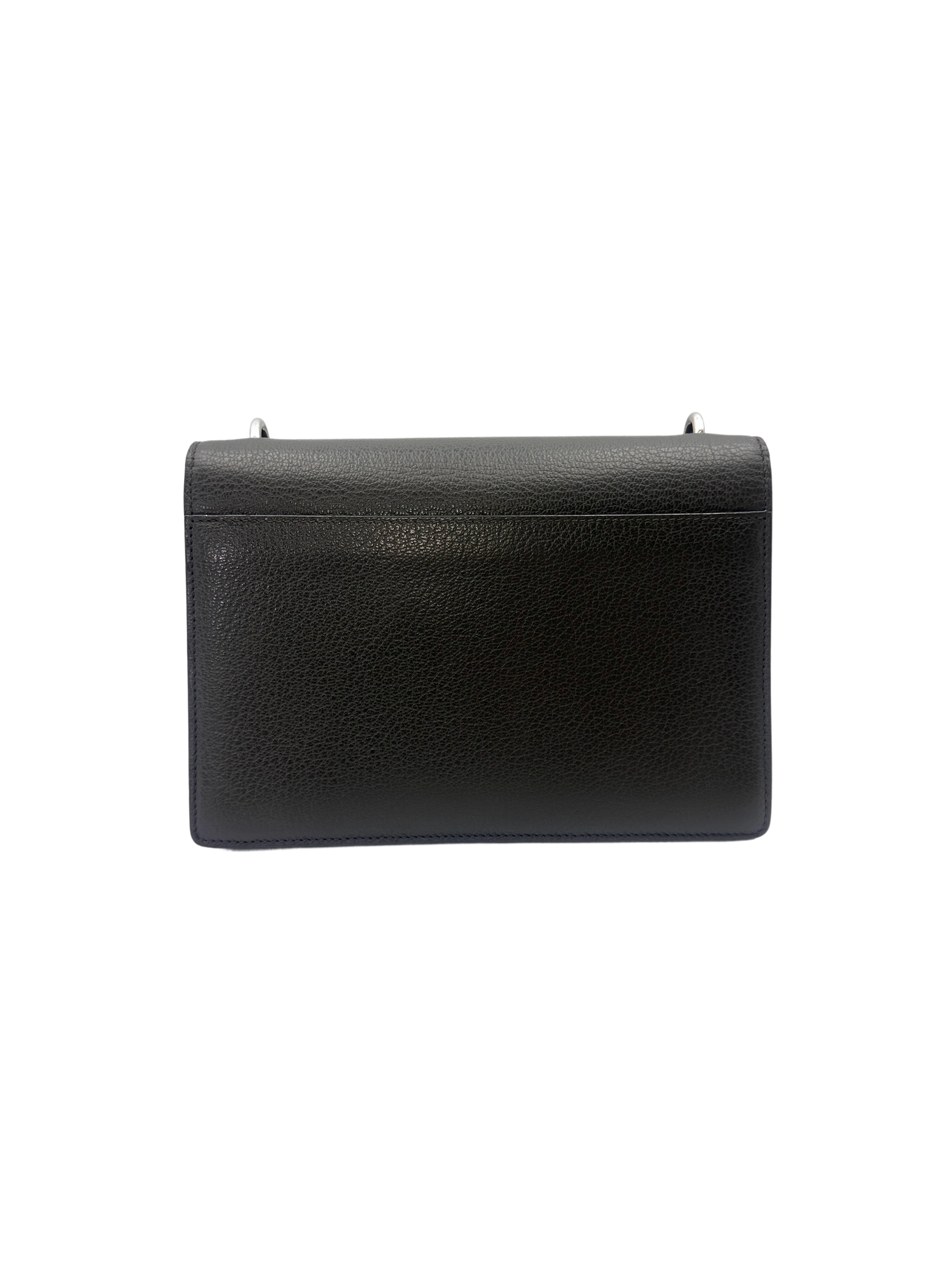 Saint Laurent Sunset Black Leather Shoulder Bag SL259