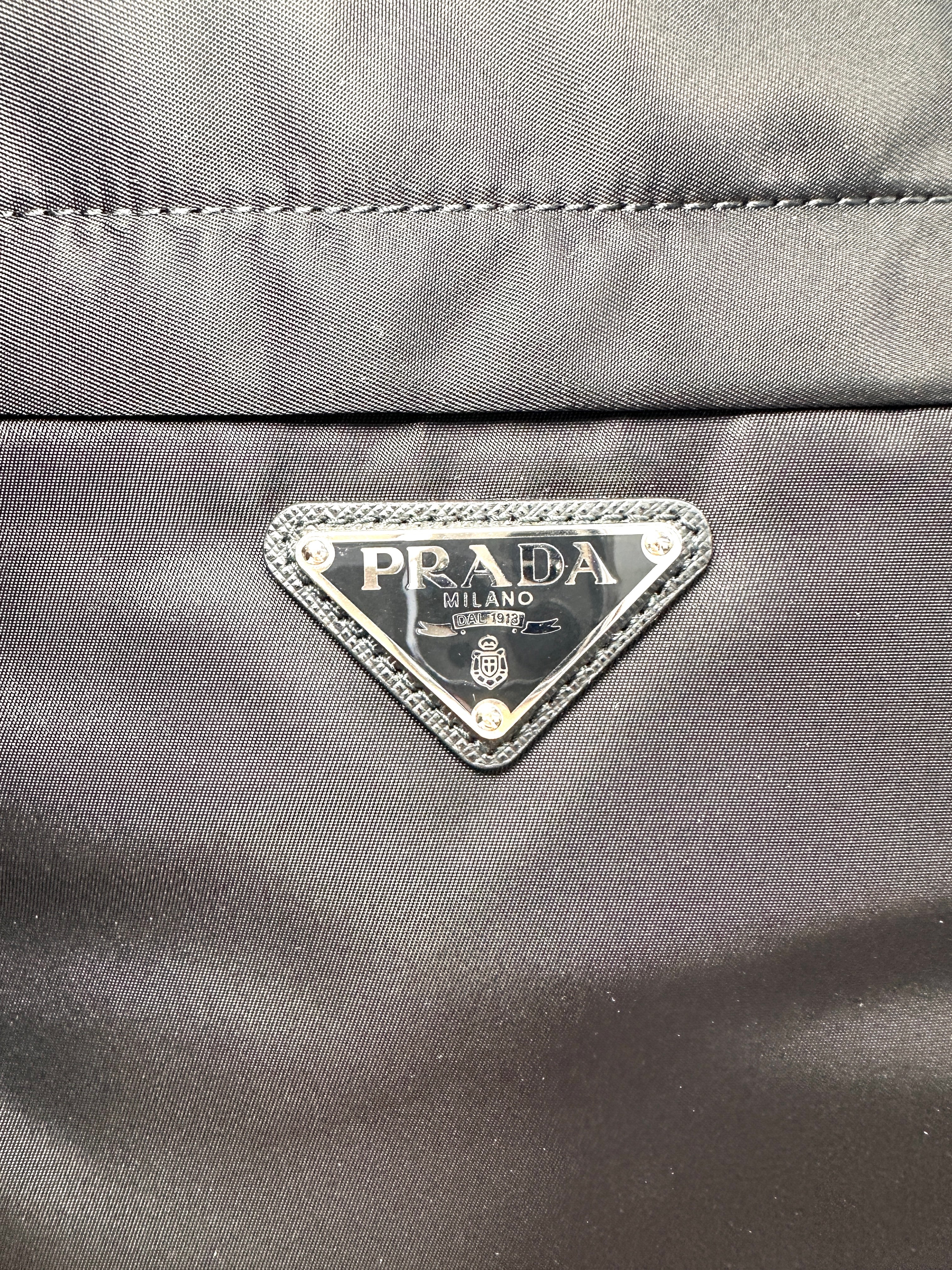 Prada Black Nylon Backpack PRB
