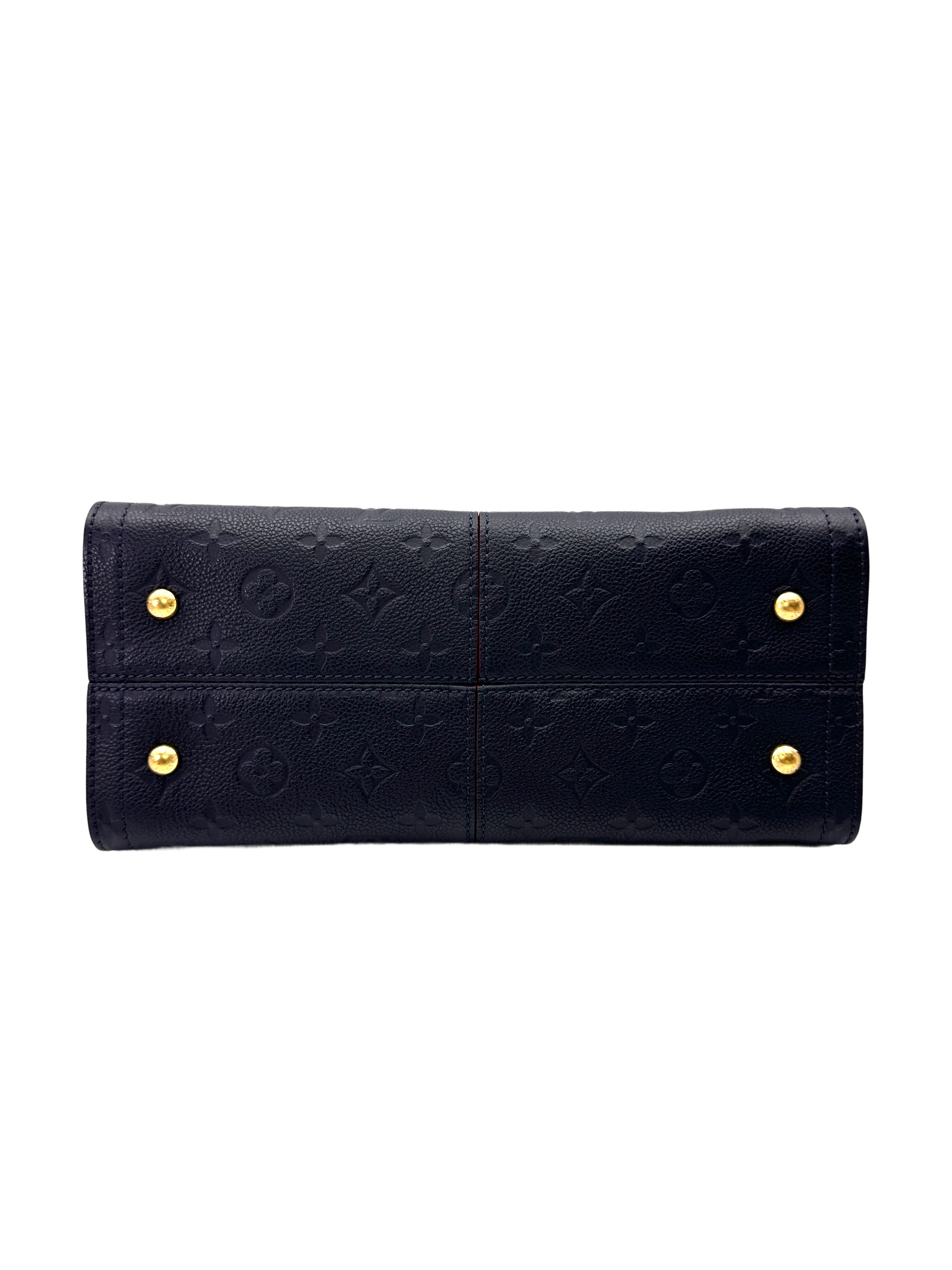 Louis Vuitton Sully Navy Empreinte Leather Handle Bag LV3023