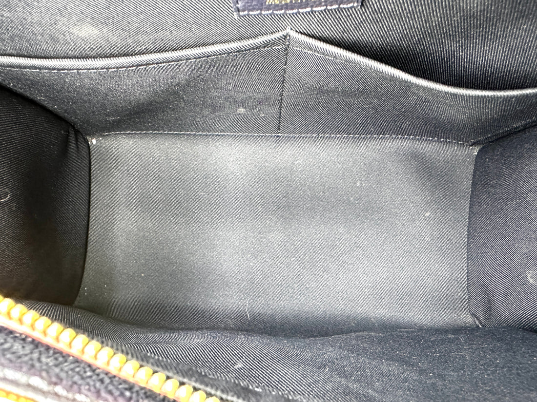 Louis Vuitton Sully Navy Empreinte Leather Handle Bag LV3023