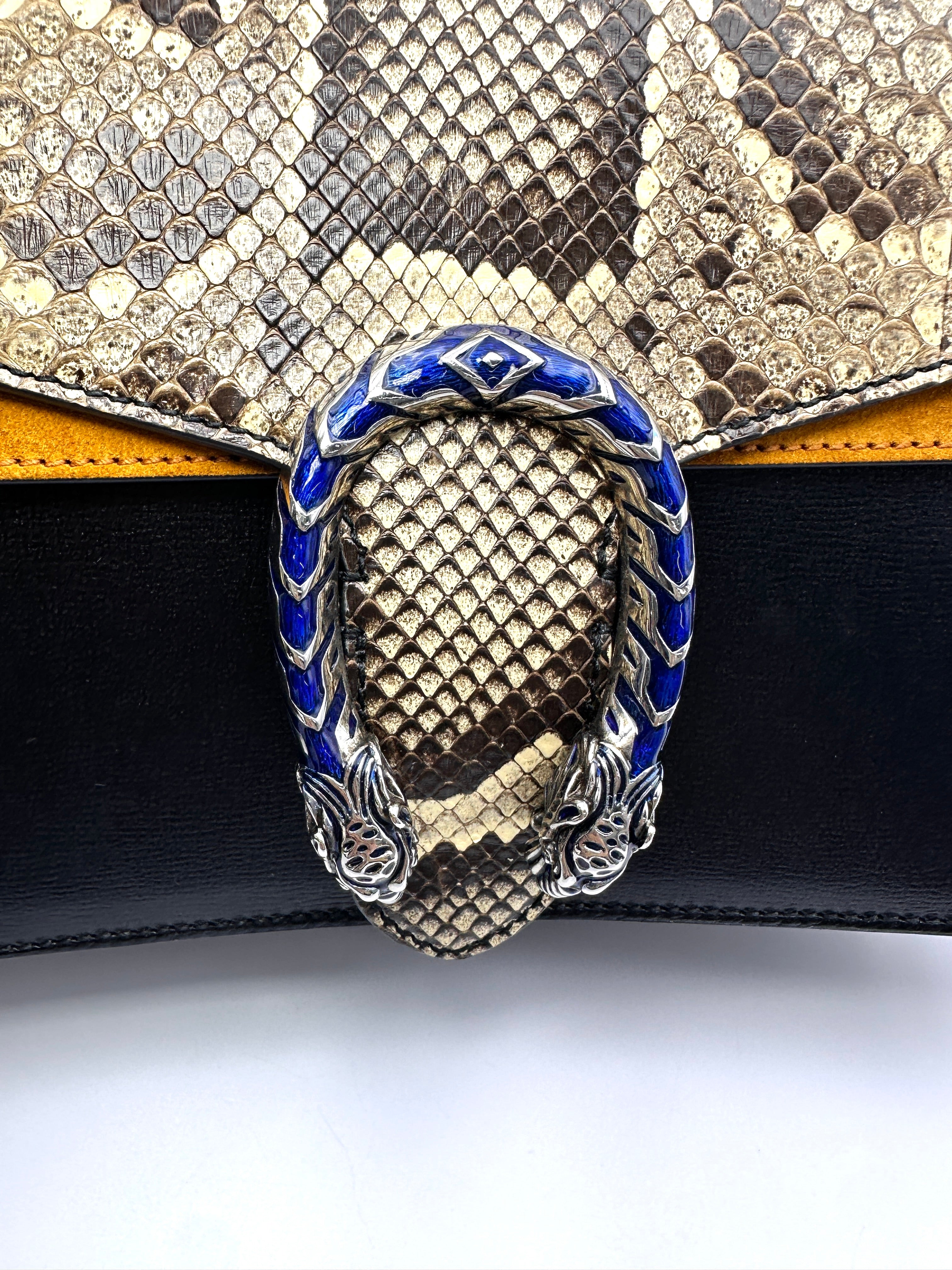 Gucci Dionysus Multicolor Python Leather Shoulder Bag GG1317