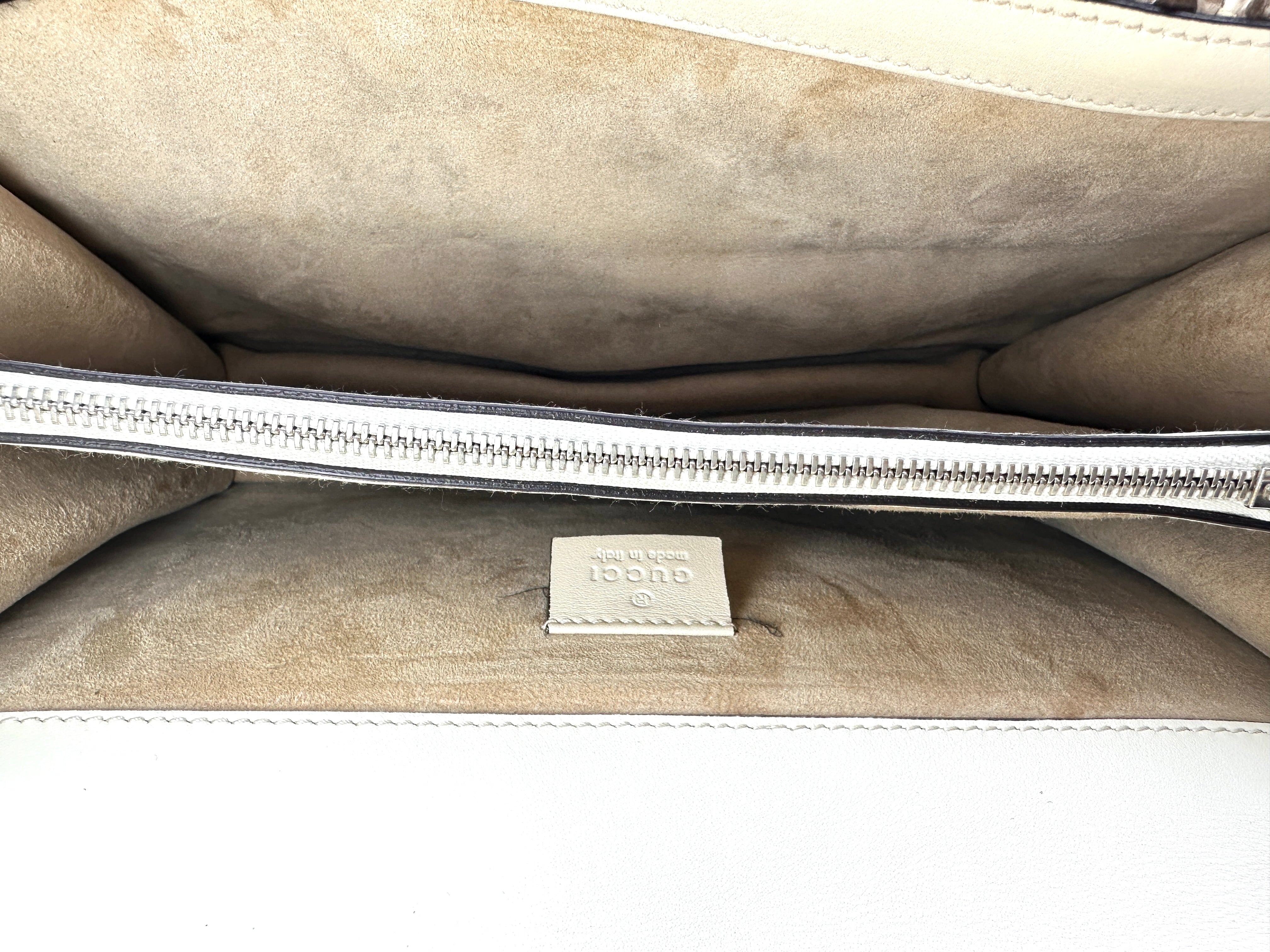 Gucci Dionysus Flower Embroidery GG Supreme Canvas Shoulder Bag GG1316