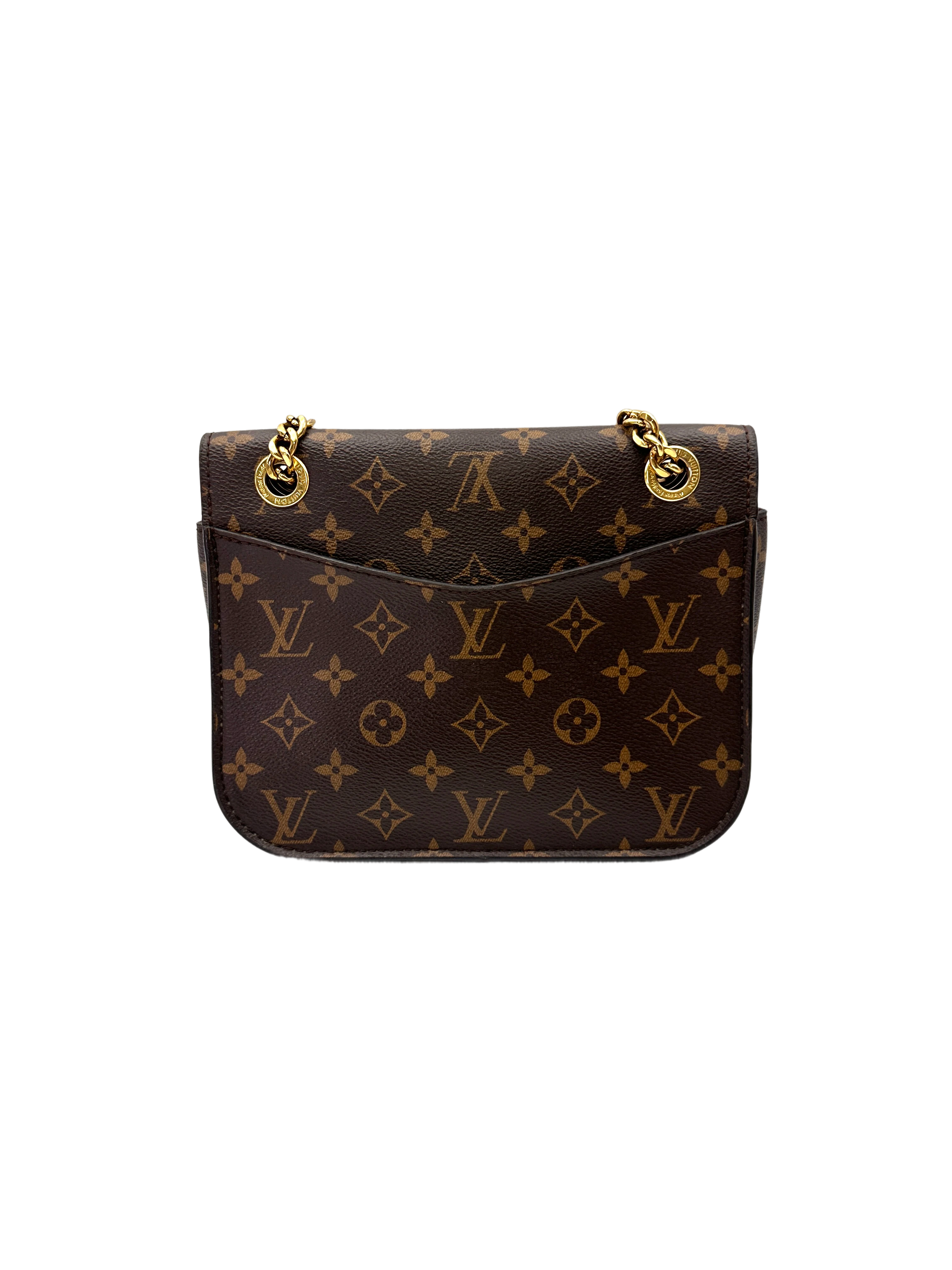 Louis Vuitton Passy Monogram Canvas Chain Shoulder Bag LV3024