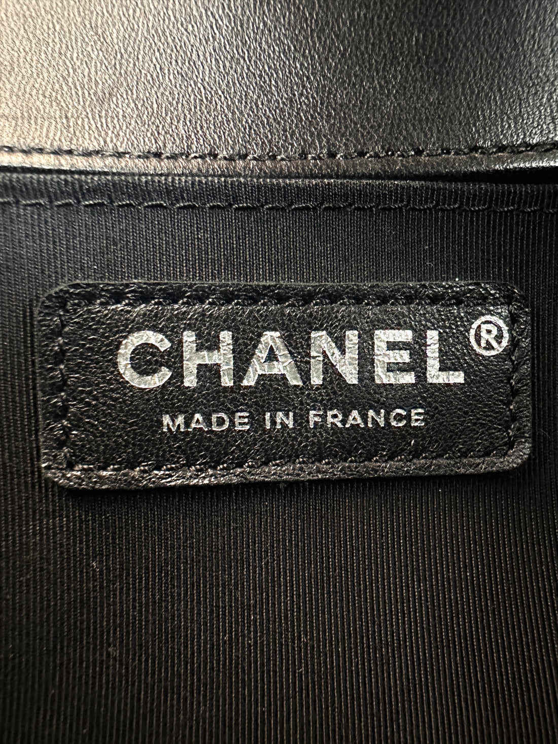 Chanel LeBoy Black Chevron Quilted Lambskin Small Size Flap Bag With Silver Buckle(24***25) CC2159