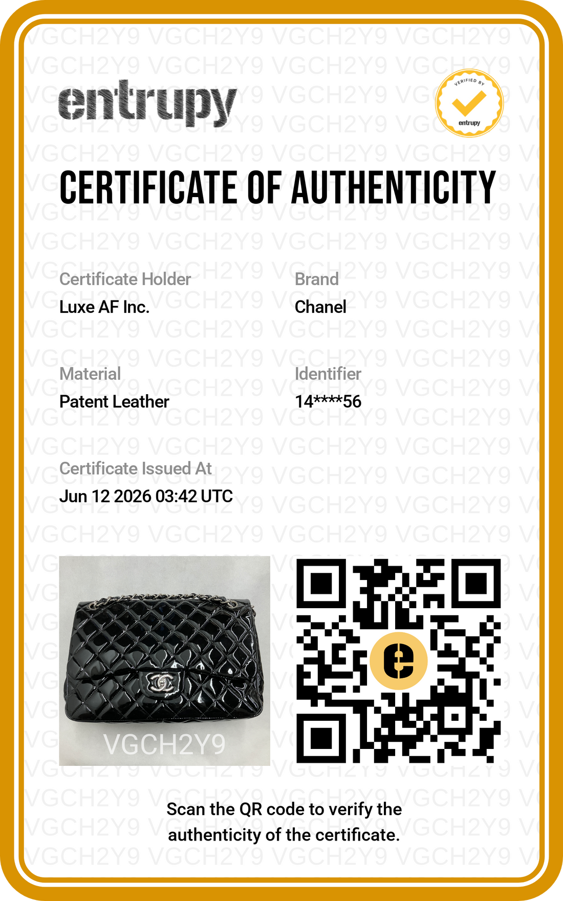 Chanel Classic Flap Black Quilted Patent Leather Jumbo Shoulder Bag With Silver Buckle(14***56) CC2154