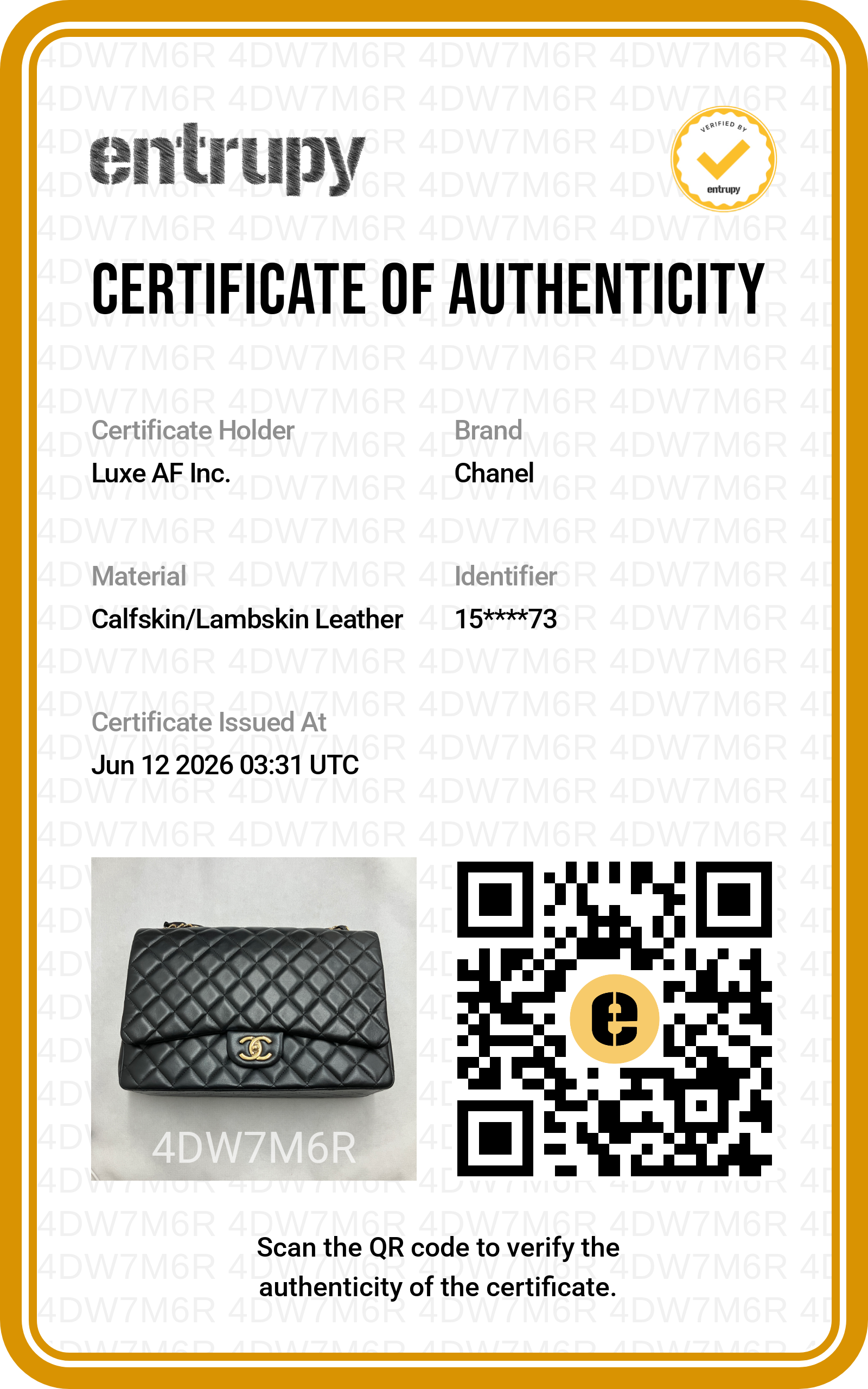 Chanel Classic Flap Black Quilted Lambskin Maxi Shoulder Bag With Gold Buckle(15***73) CC2291