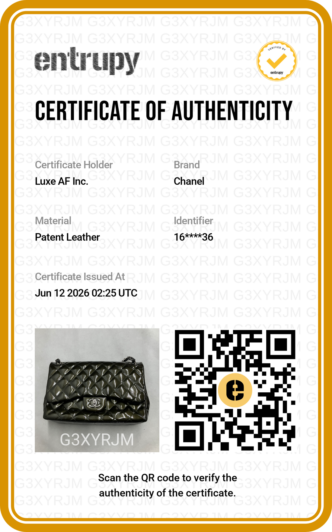 Chanel Classic Flap Black Quilted Patent Leather Jumbo Shoulder Bag With Silver Buckle(16***36) CC2152