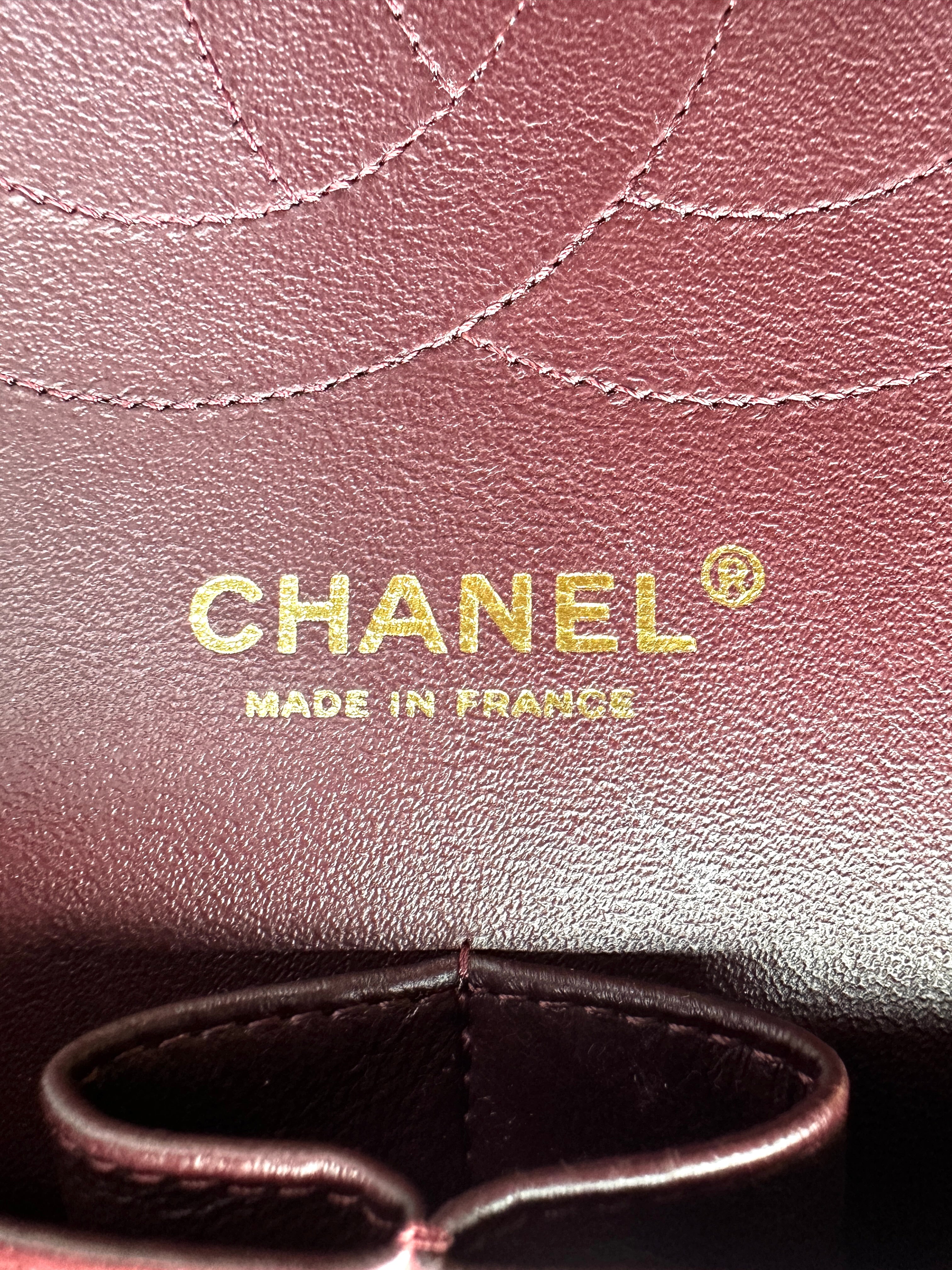 Chanel Classic Flap Black Quilted Leather Jumbo Shoulder Bag With Gold Buckle(15***82) CC2164