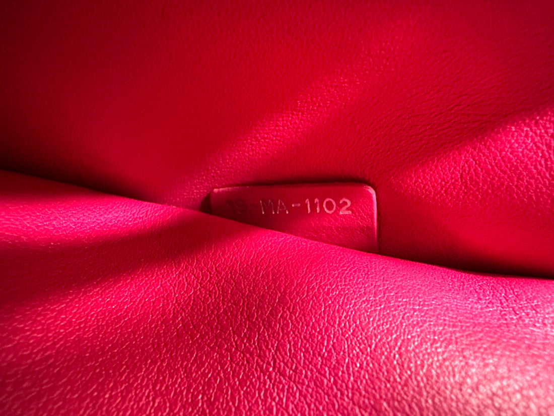 Christian Dior Diorissimo Blue Leather Shoulder Bag DR800