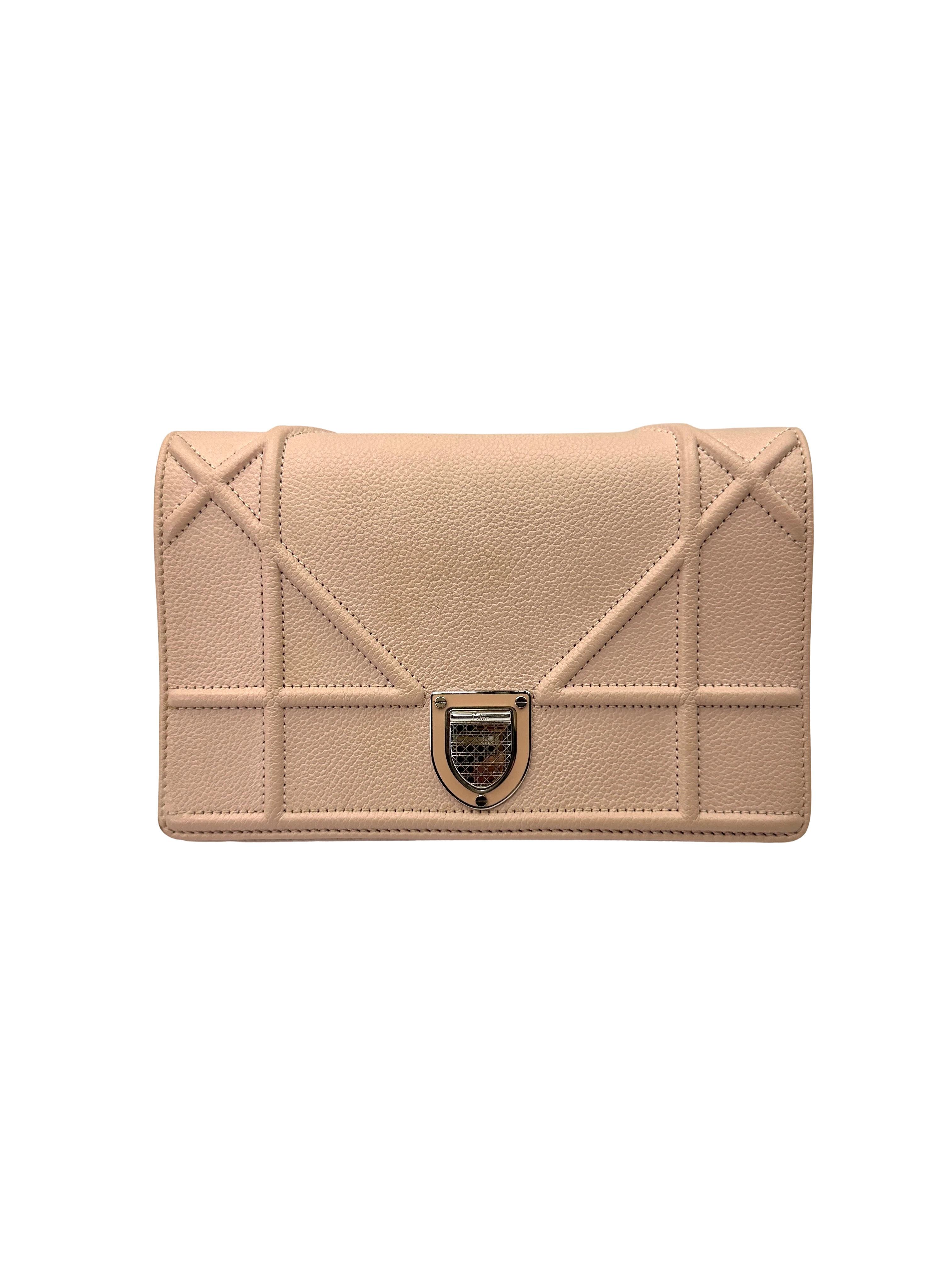 Christian Dior Diorama Pink Leather Shoulder Bag DR799