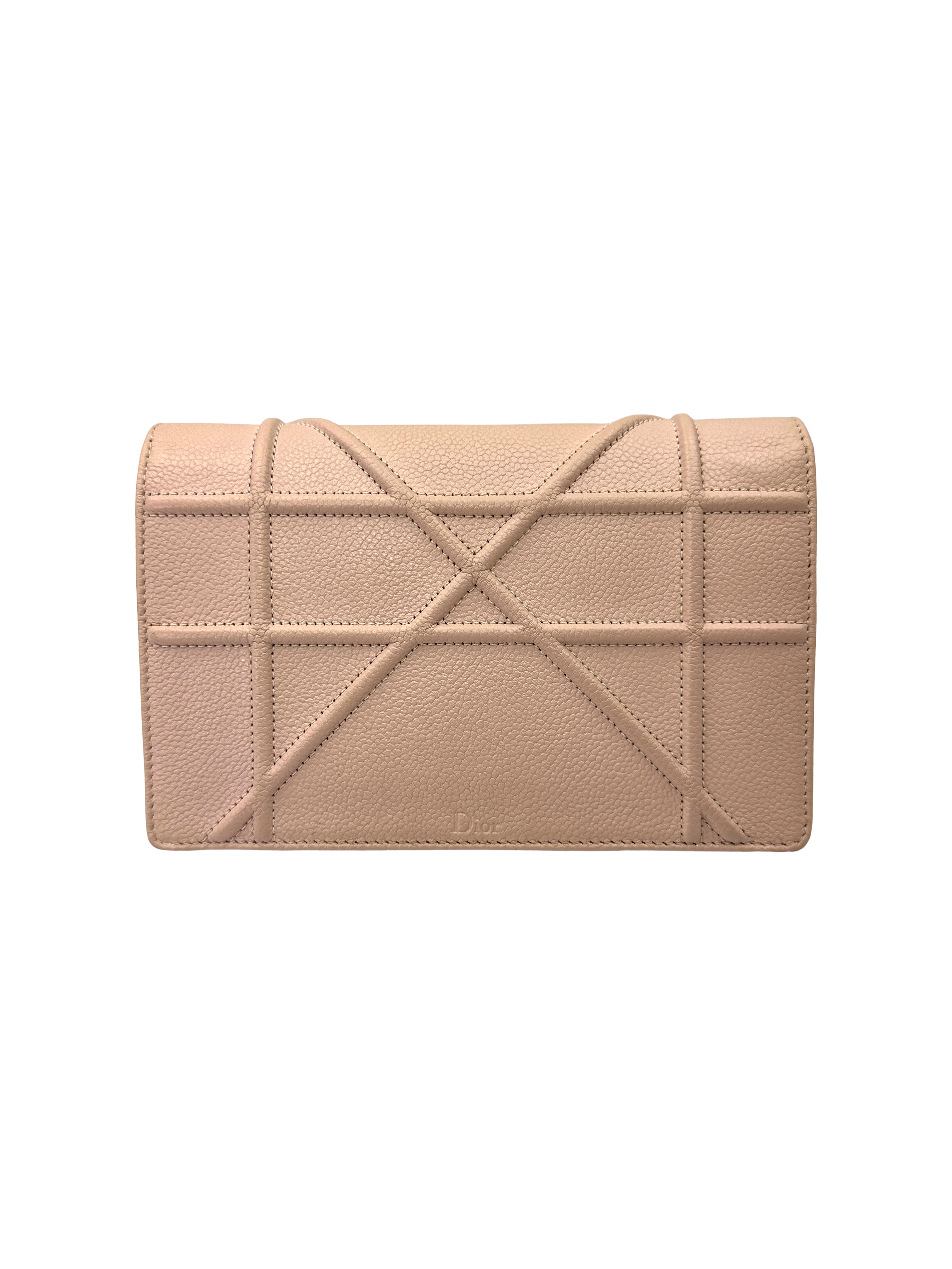 Christian Dior Diorama Pink Leather Shoulder Bag DR799