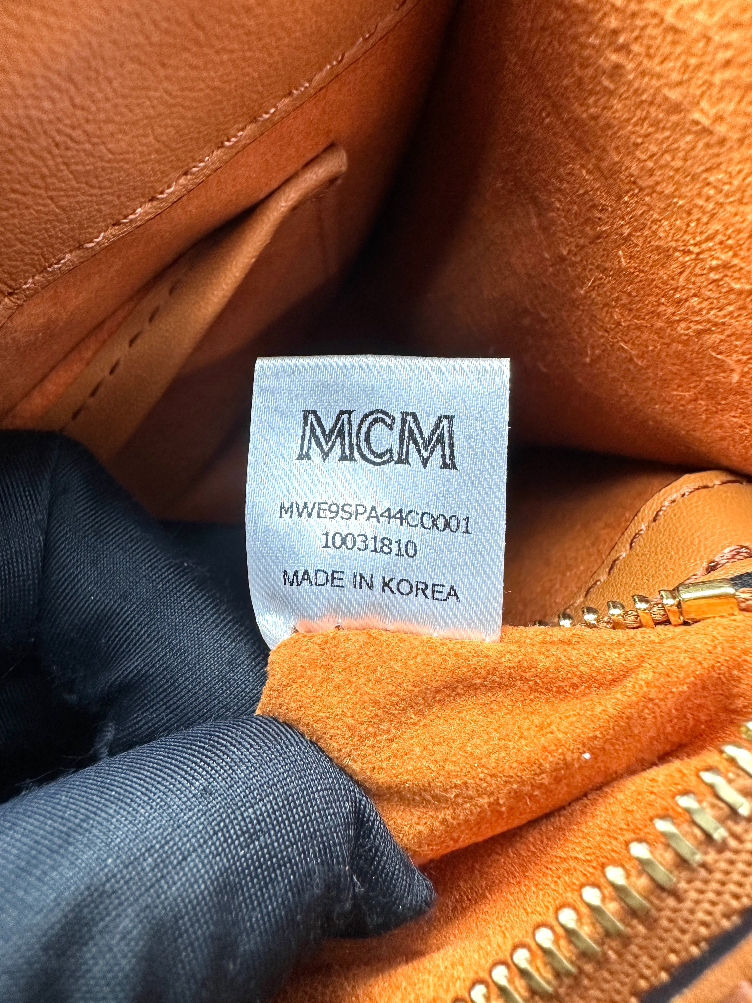 MCM pattricia Visetos Handle Bag MCM45