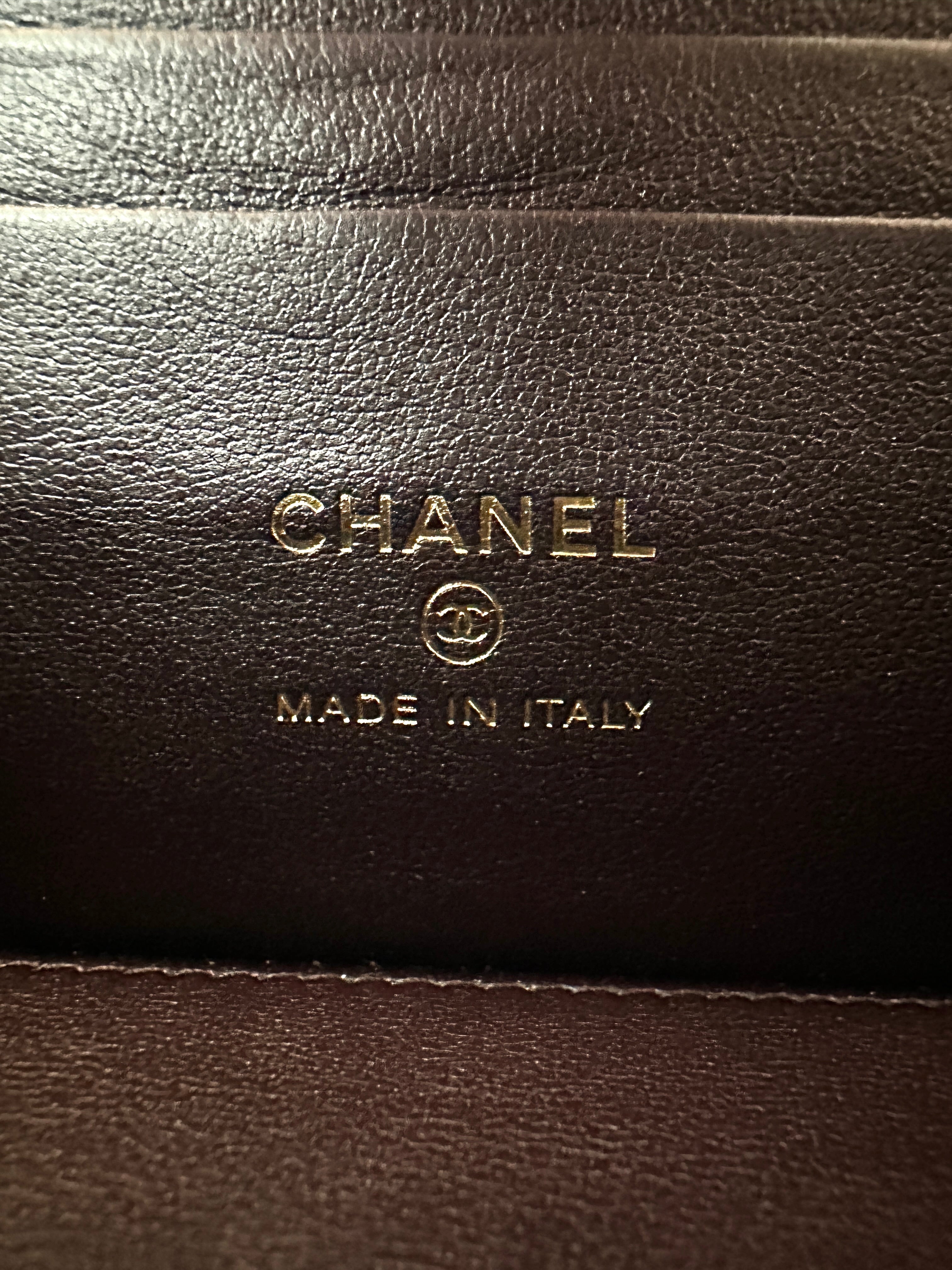 Chanel Black Quilted Lambskin Vanity Case With Gold Hardware(N0***6H) CC2169