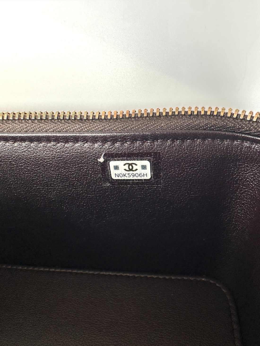 Chanel Black Quilted Lambskin Vanity Case With Gold Hardware(N0***6H) CC2169