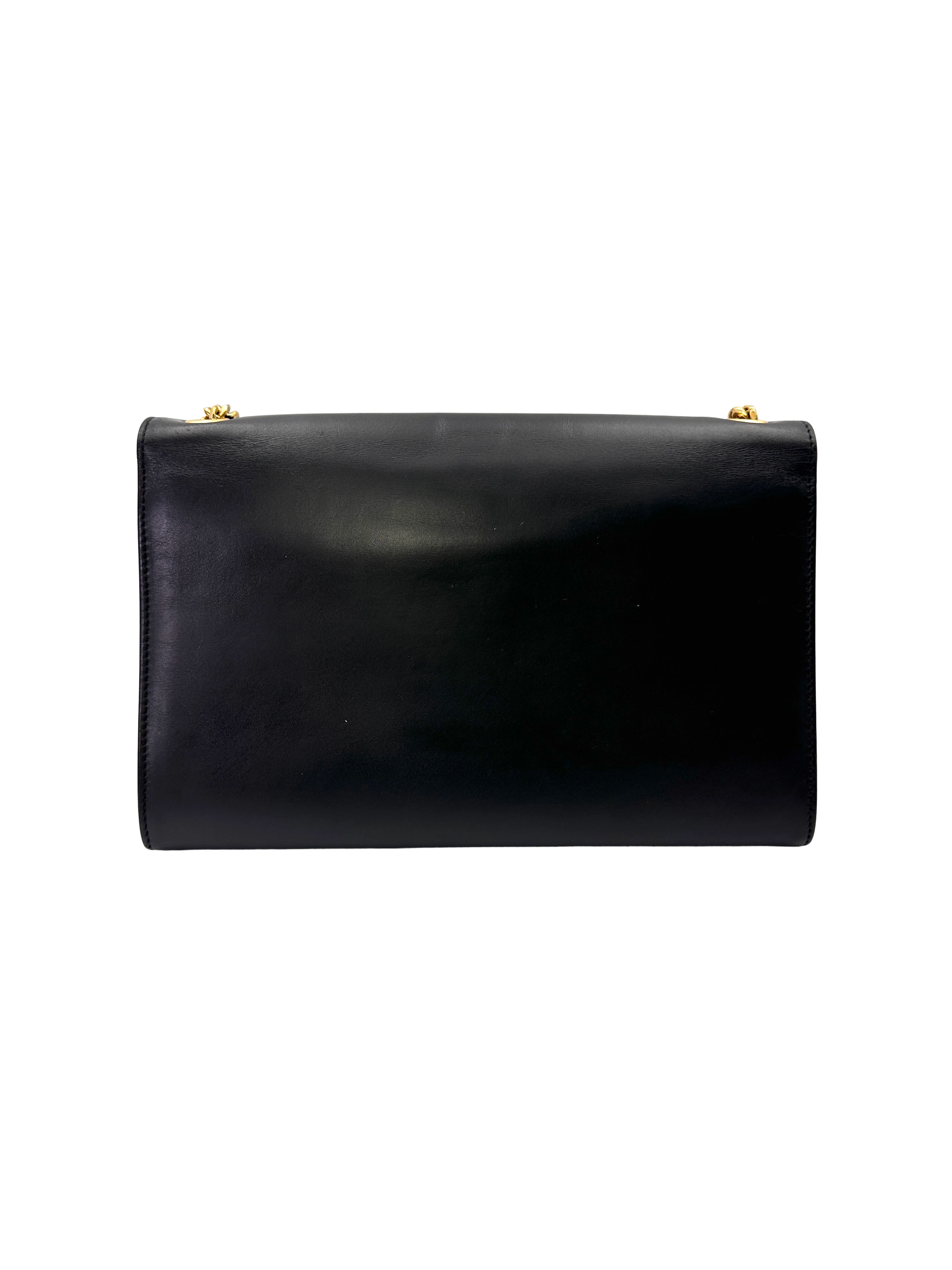 Saint Laurent Kate Black Leather Shoulder Bag SL260