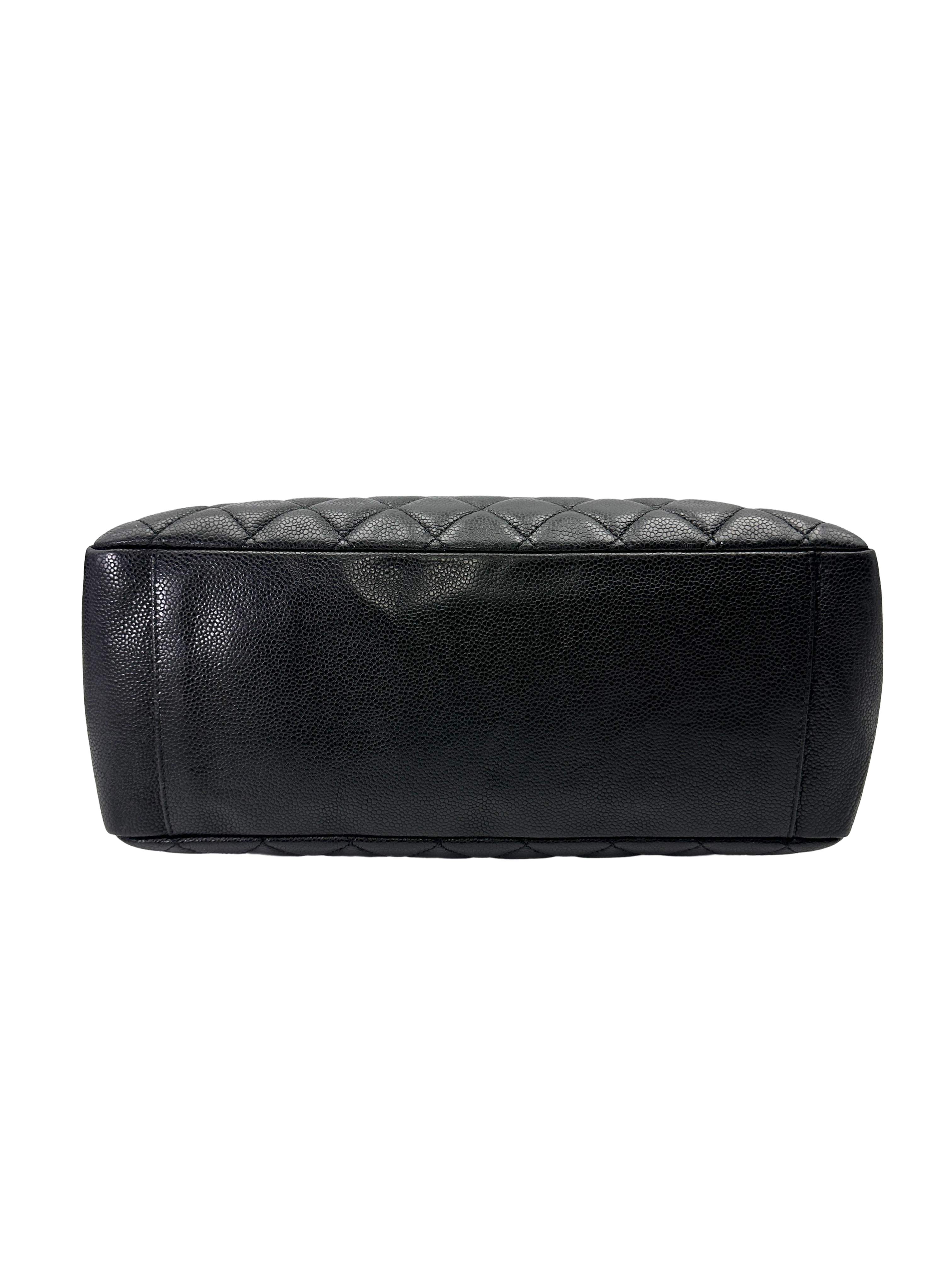 Chanel GST Black Quilted Leather Handle Bag(14***85) CC2170