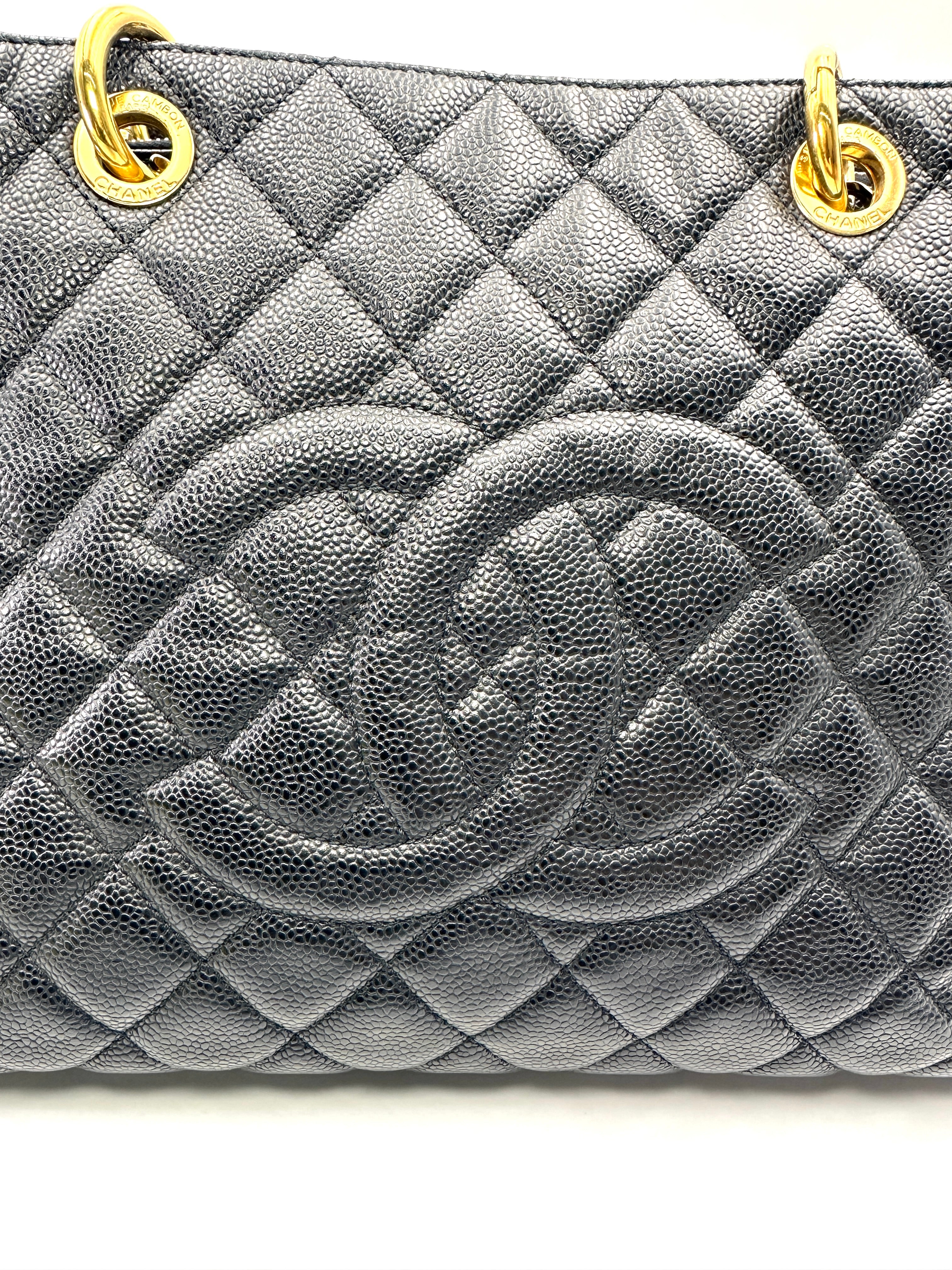 Chanel GST Black Quilted Leather Handle Bag(14***85) CC2170