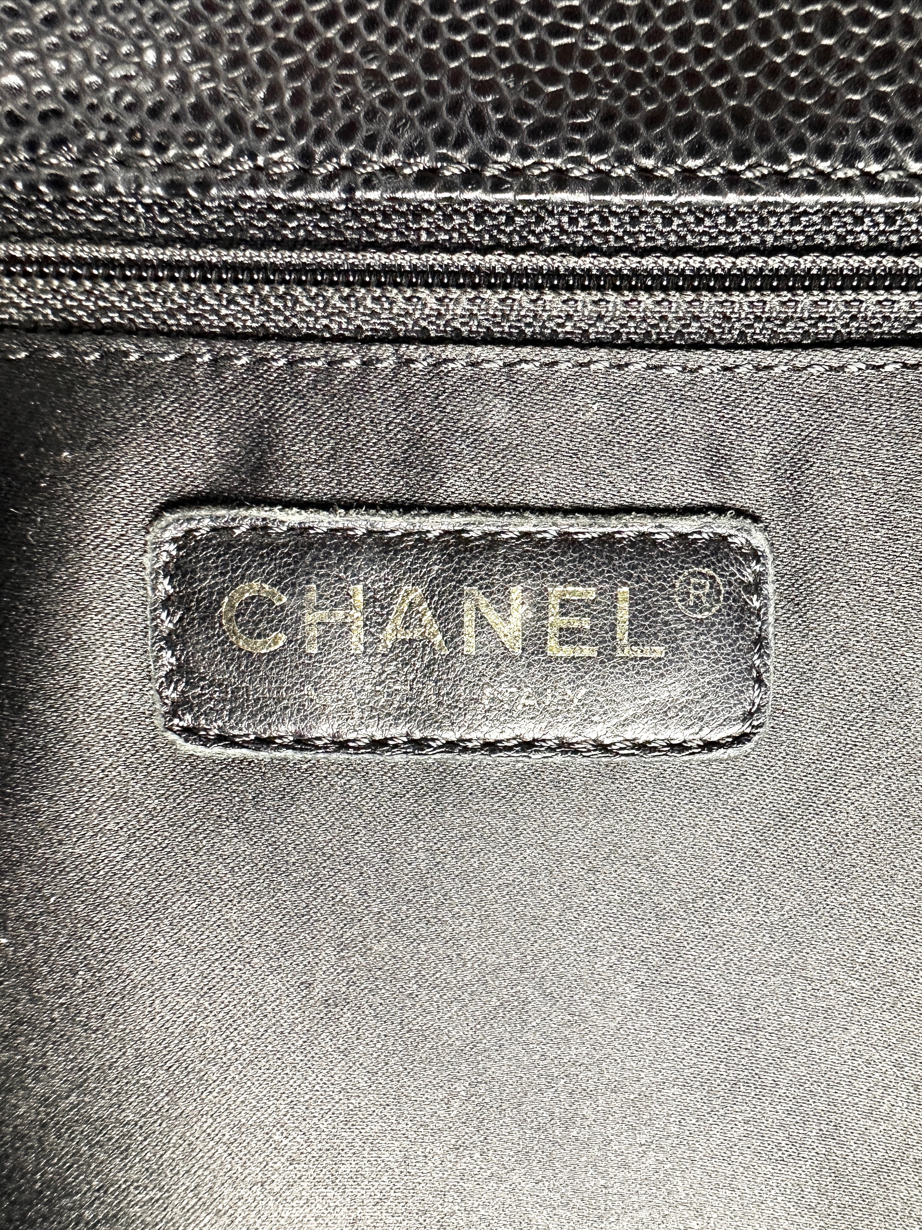 Chanel GST Black Quilted Leather Handle Bag(14***85) CC2170