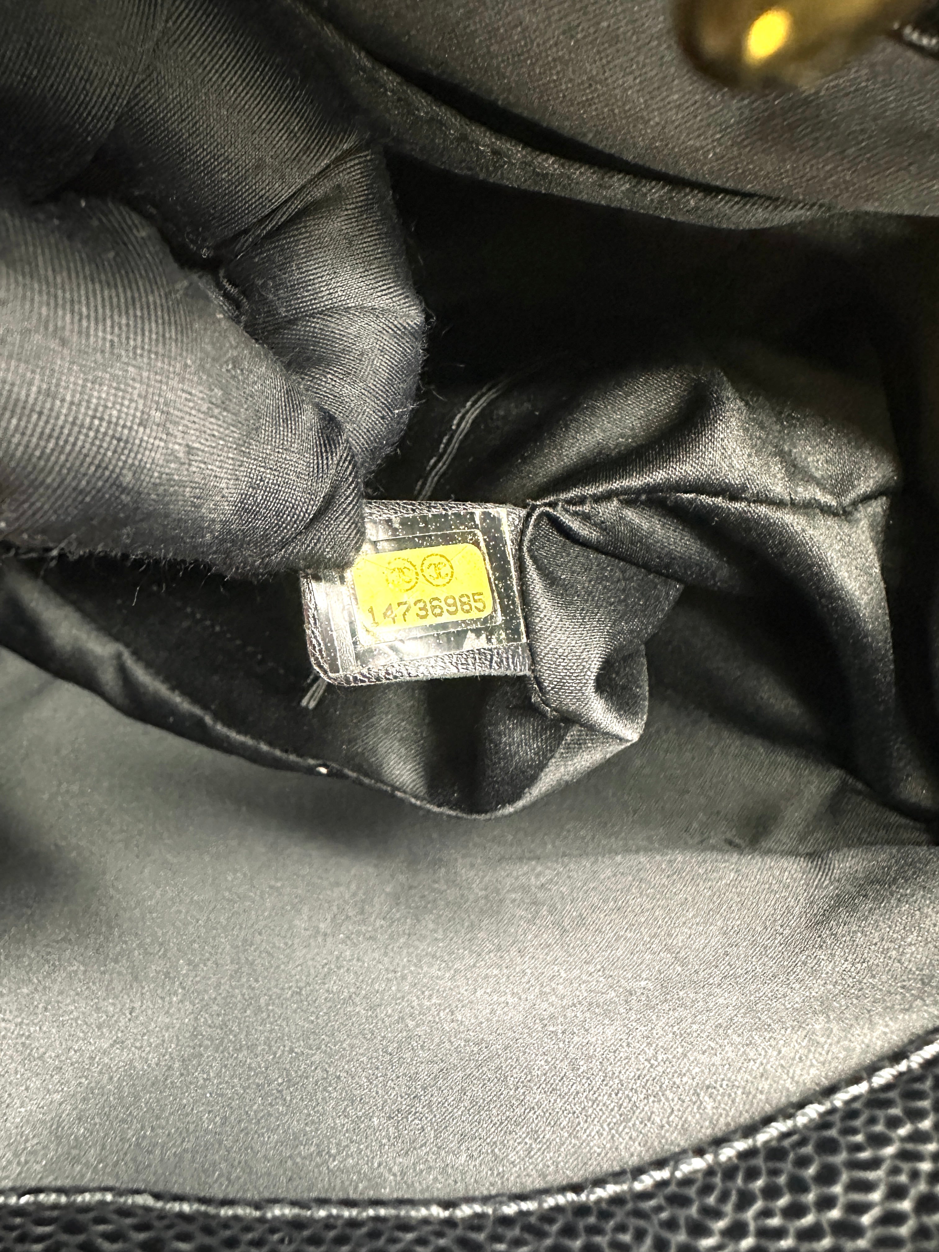 Chanel GST Black Quilted Leather Handle Bag(14***85) CC2170