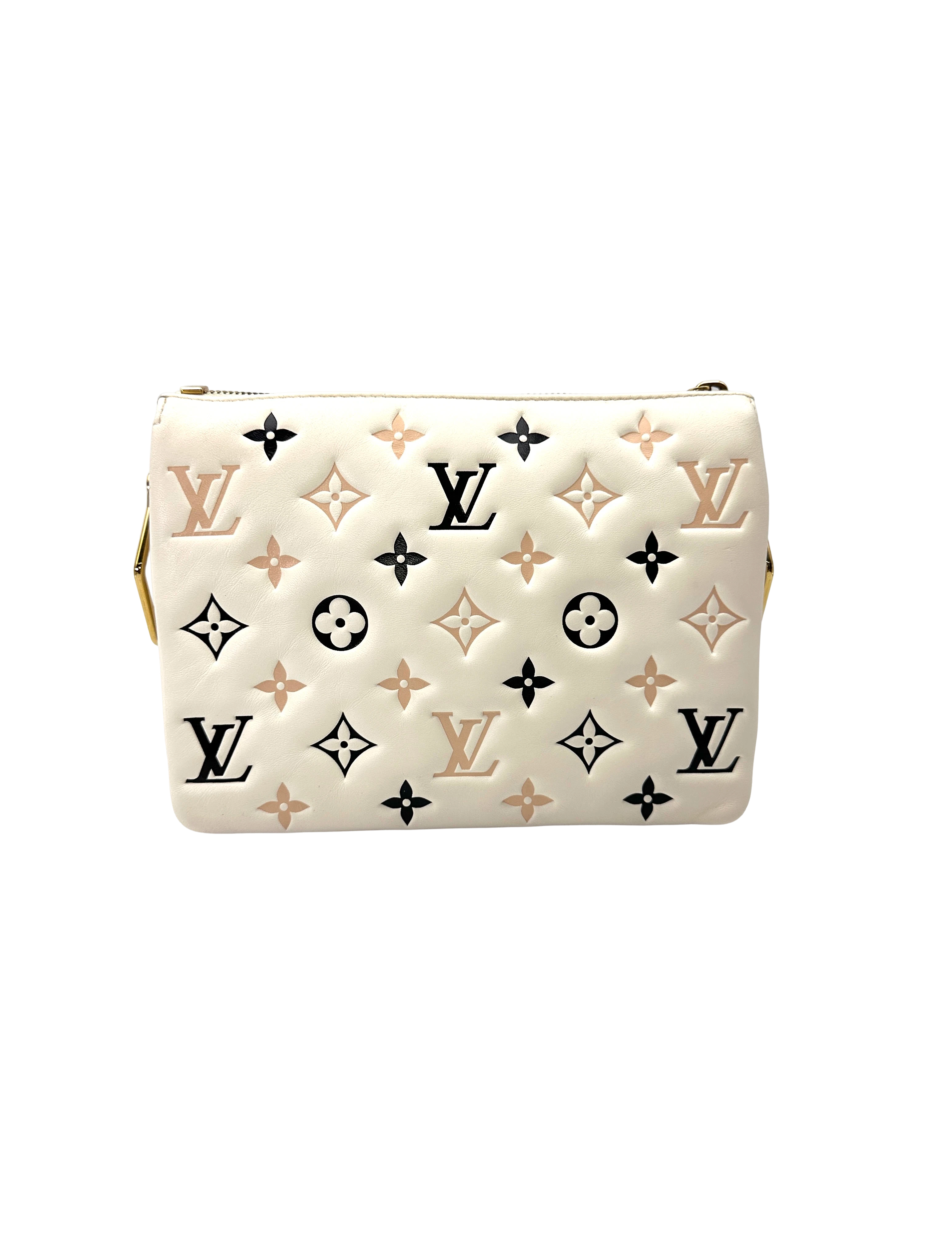 Louis Vuitton Coussin BB Tricolor Monogram Embossed Puffy Leather Shoulder Bag LV3035