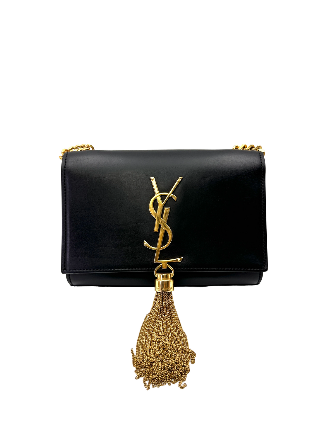 Saint Laurent Kate Black Leather Shoulder Bag SL261
