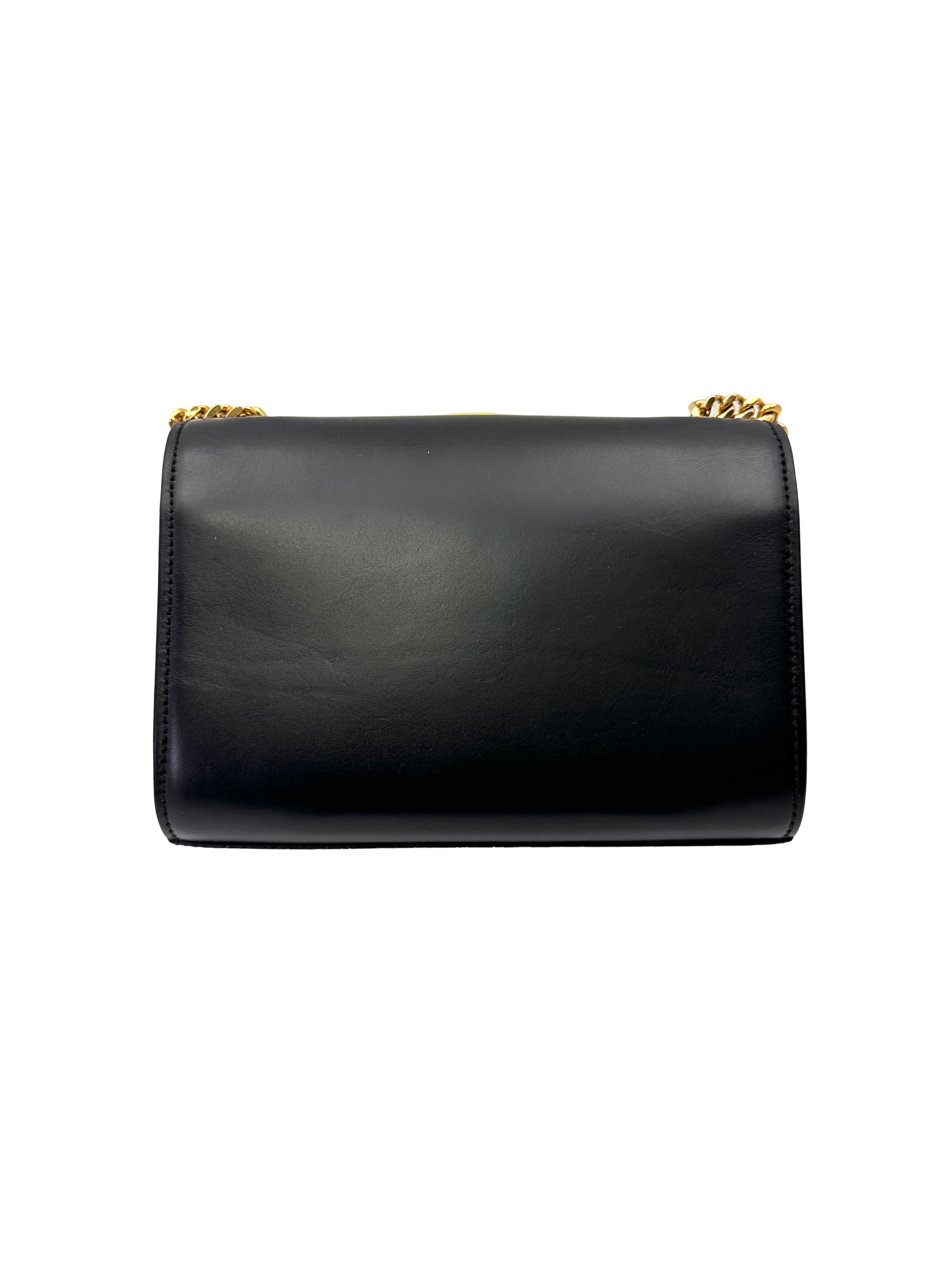Saint Laurent Kate Black Leather Shoulder Bag SL261
