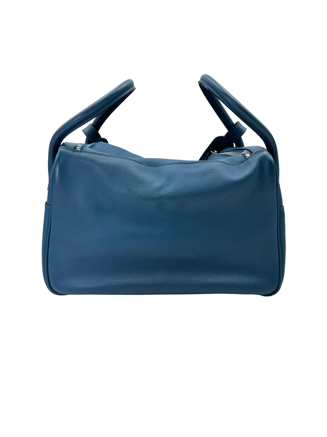 Hermes Lindy34 Blue Leather Handle Bag HR126