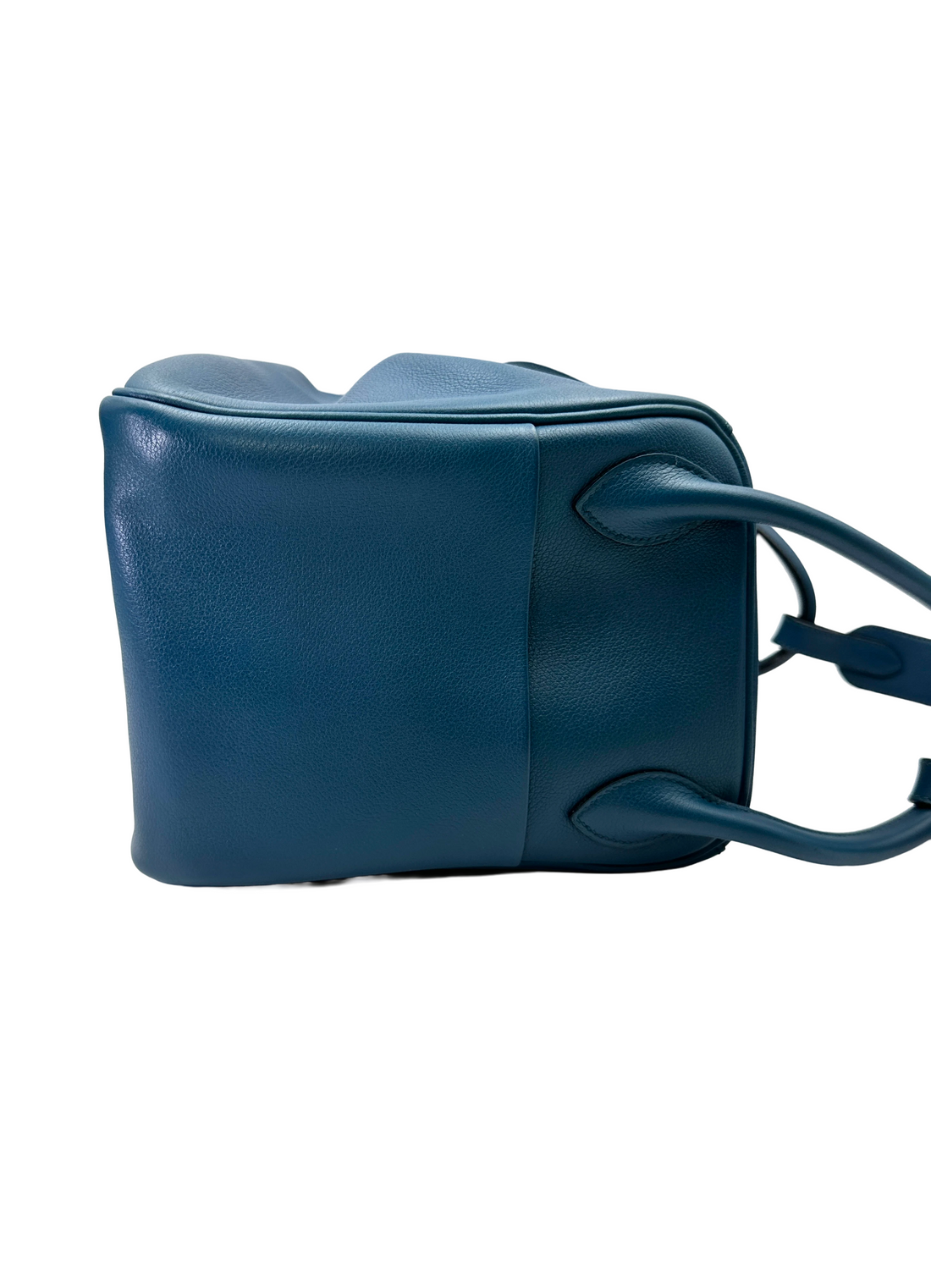 Hermes Lindy34 Blue Leather Handle Bag HR126