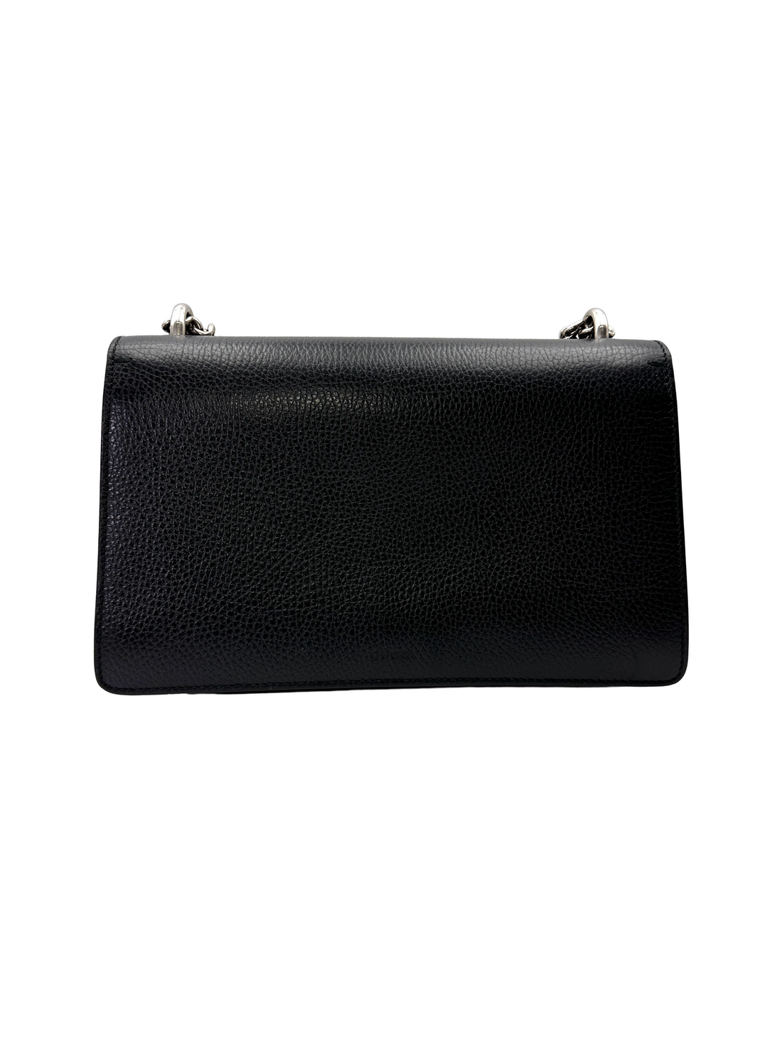 Gucci Dionysus Black Leather Medium Size Shoulder Bag GG1327