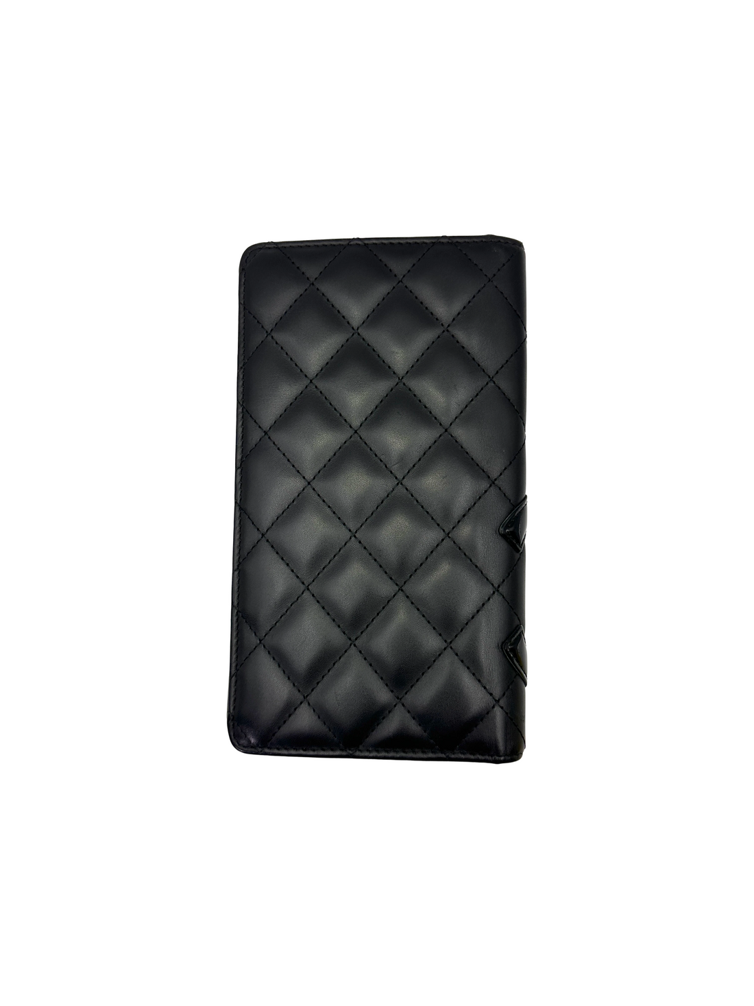 Chanel Cambon Line Black Quilted Leather Wallet(19***66) CC2178
