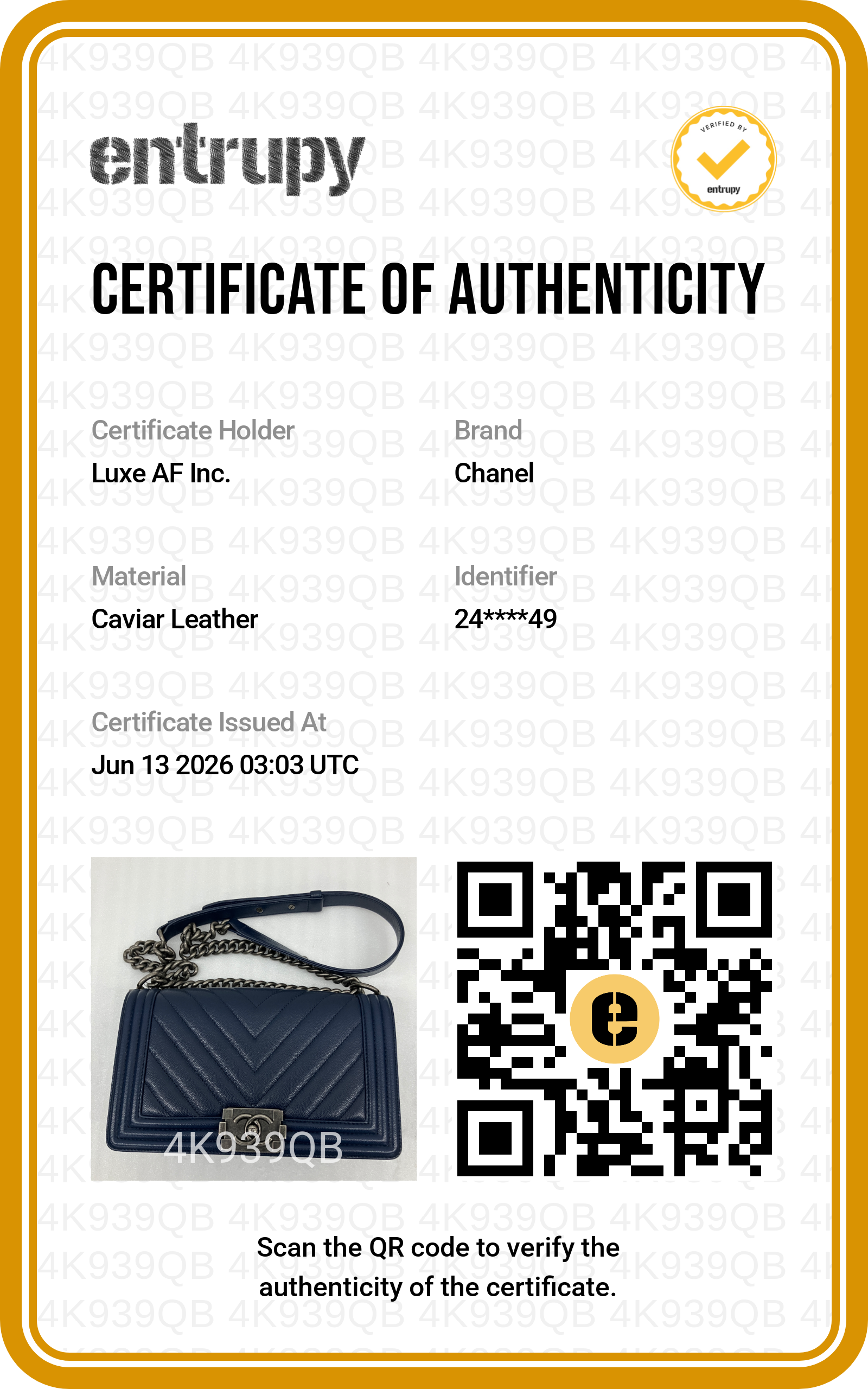 Chanel LeBoy Navy Chevron Quilted Leather Medium Size Flap Bag With Silver Buckle(24***49) CC2163