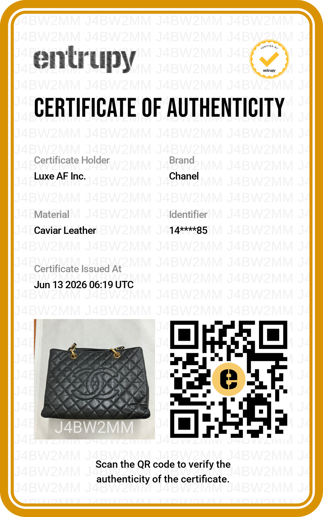 Chanel GST Black Quilted Leather Handle Bag(14***85) CC2170
